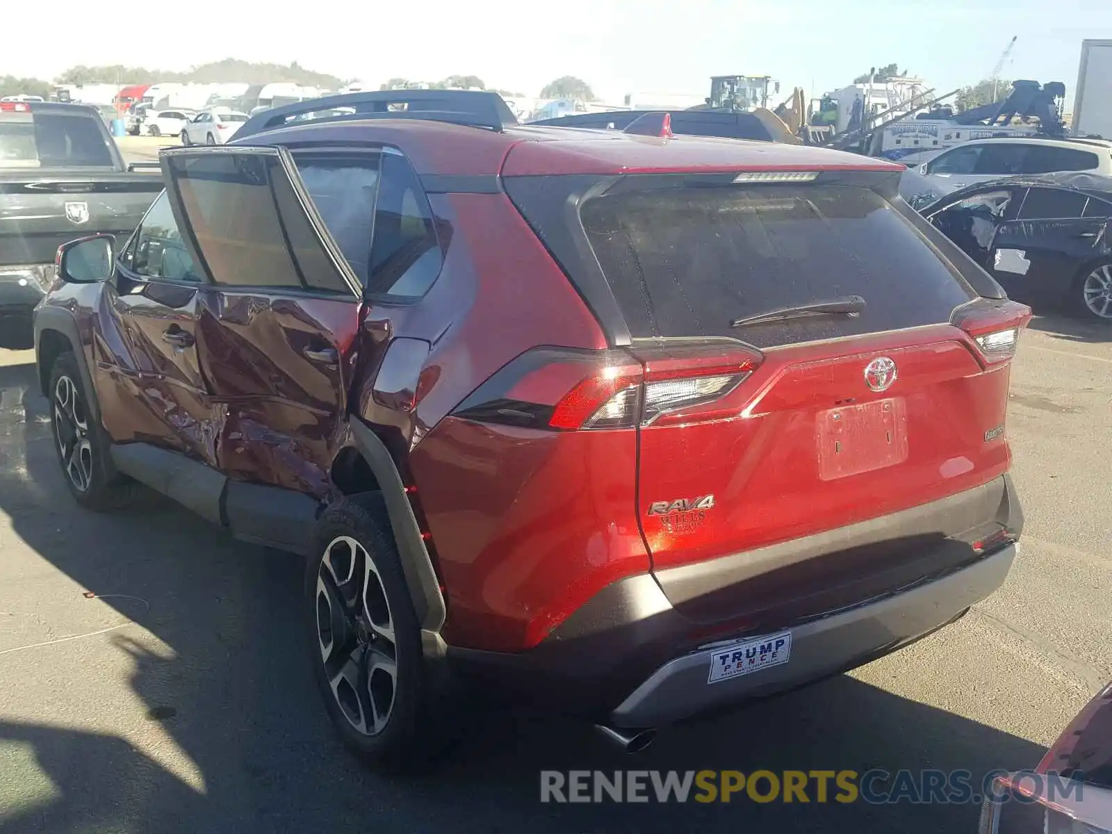 3 Photograph of a damaged car 2T3J1RFV5KW042932 TOYOTA RAV4 2019