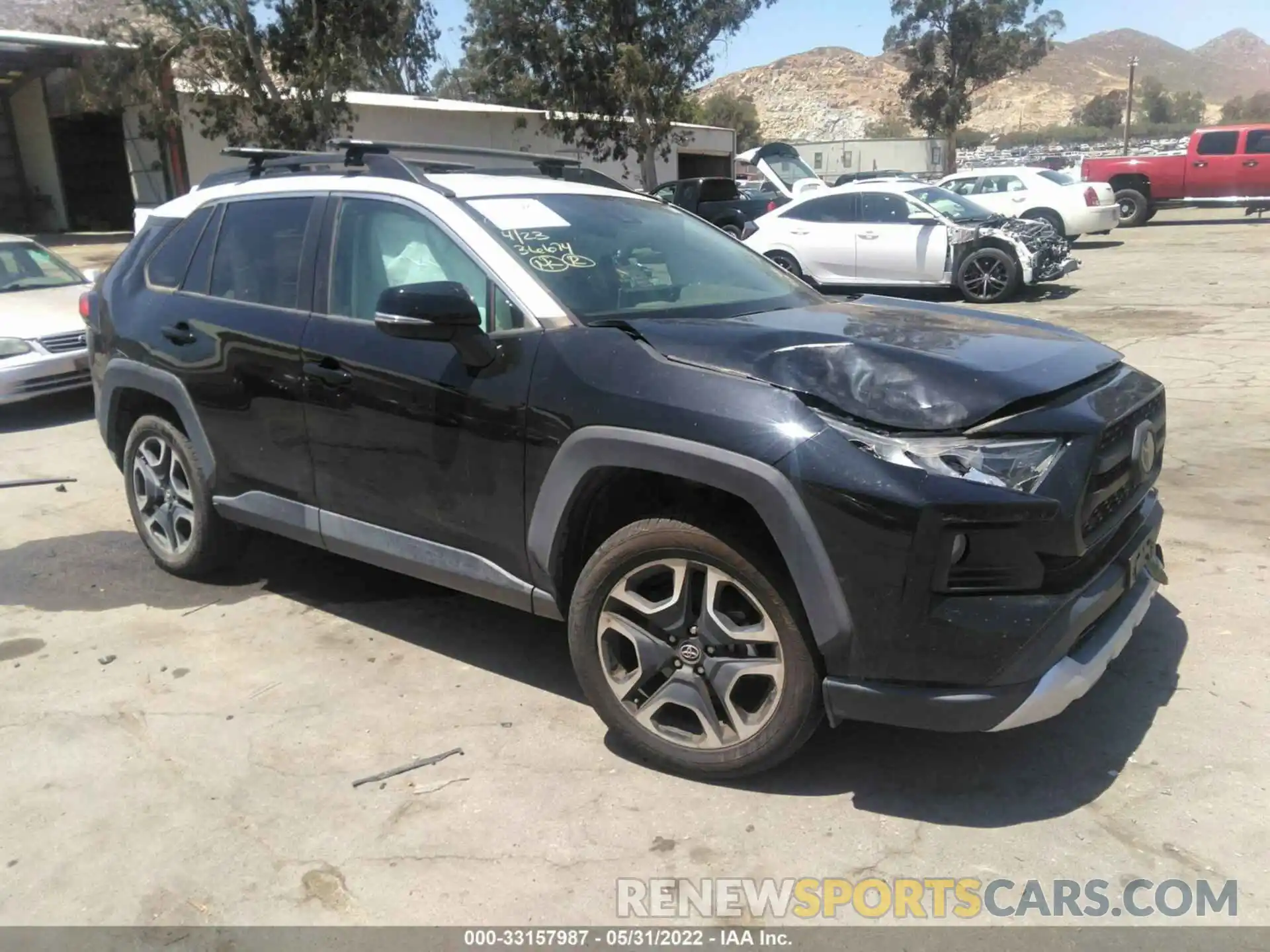 1 Photograph of a damaged car 2T3J1RFV6KC004739 TOYOTA RAV4 2019