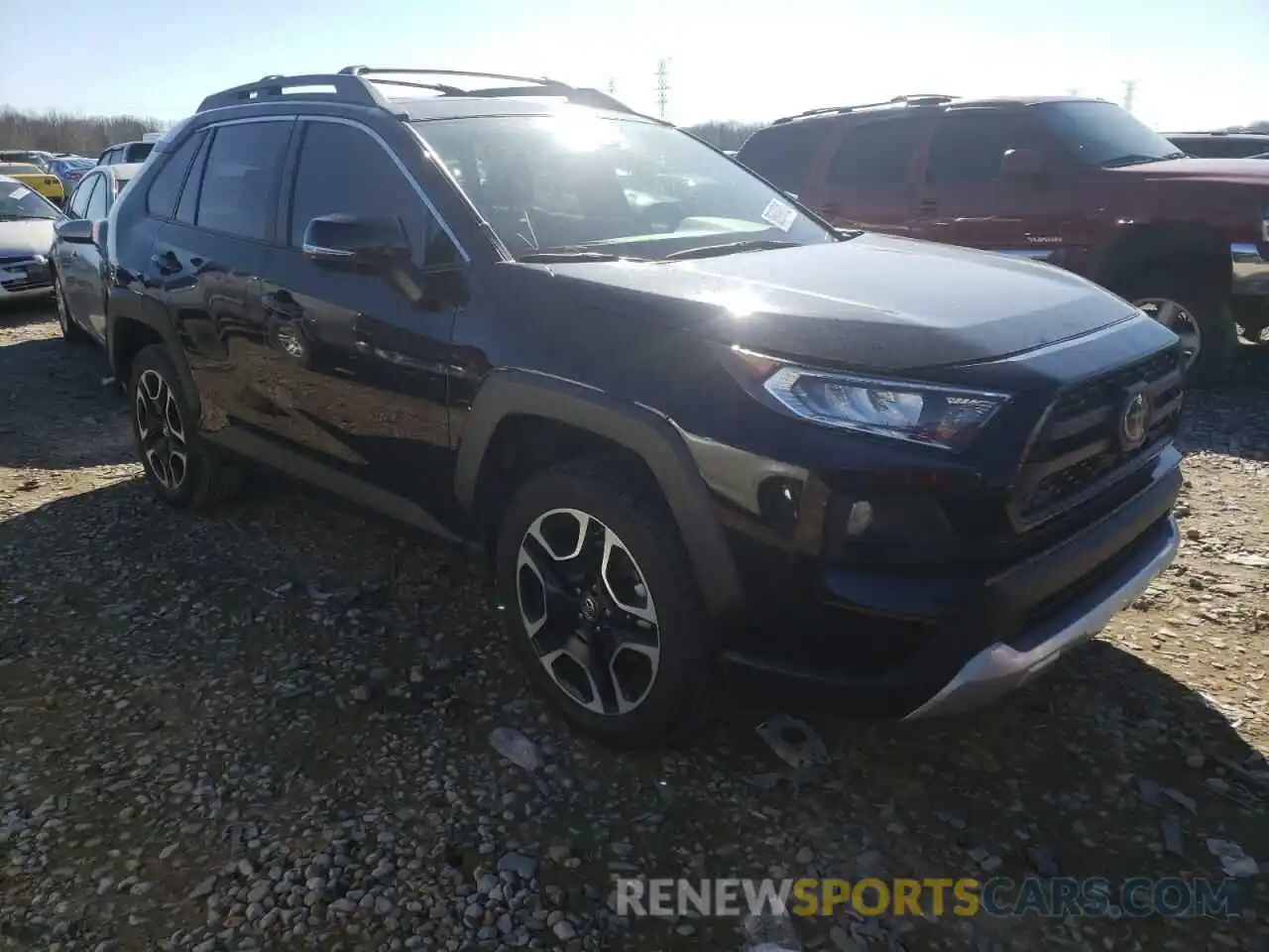 1 Photograph of a damaged car 2T3J1RFV6KC019564 TOYOTA RAV4 2019