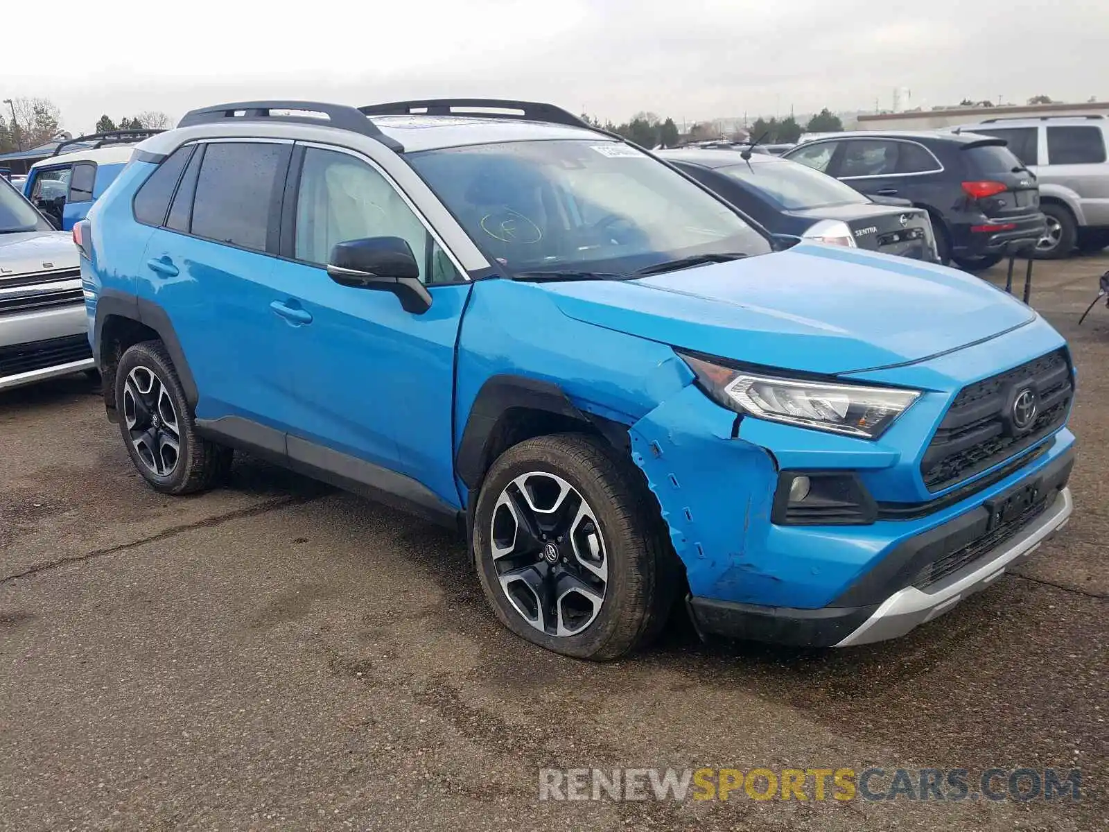 1 Photograph of a damaged car 2T3J1RFV6KC039989 TOYOTA RAV4 2019