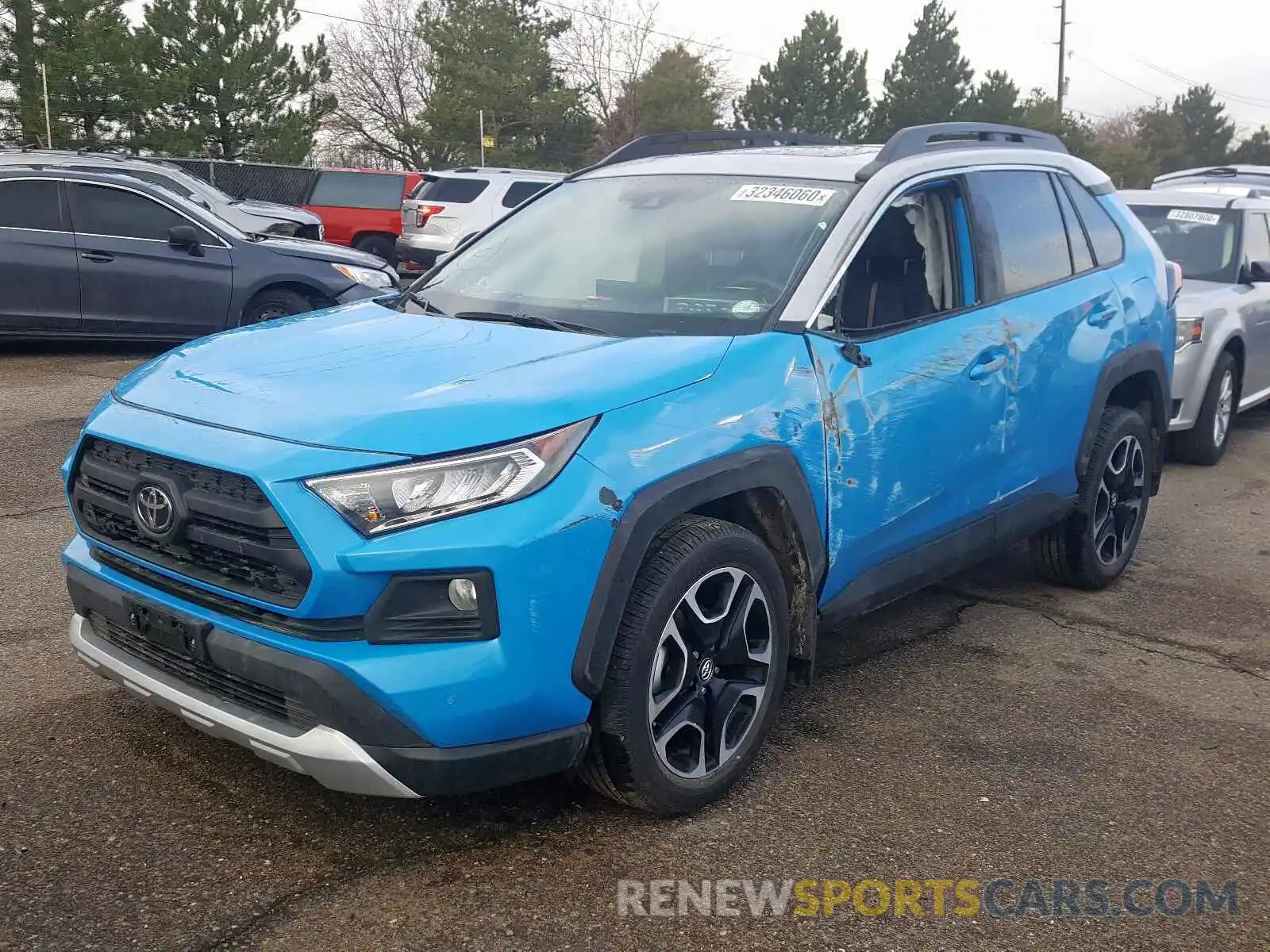 2 Photograph of a damaged car 2T3J1RFV6KC039989 TOYOTA RAV4 2019