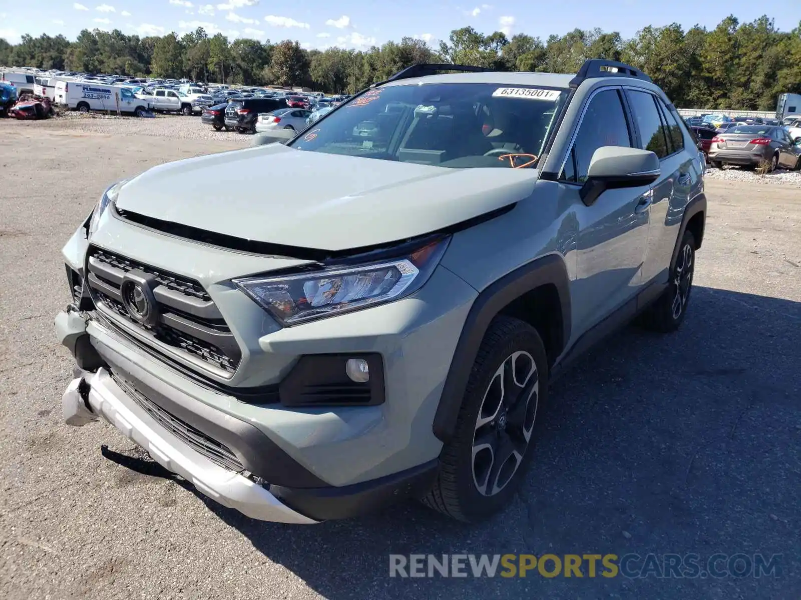 2 Photograph of a damaged car 2T3J1RFV6KC042326 TOYOTA RAV4 2019