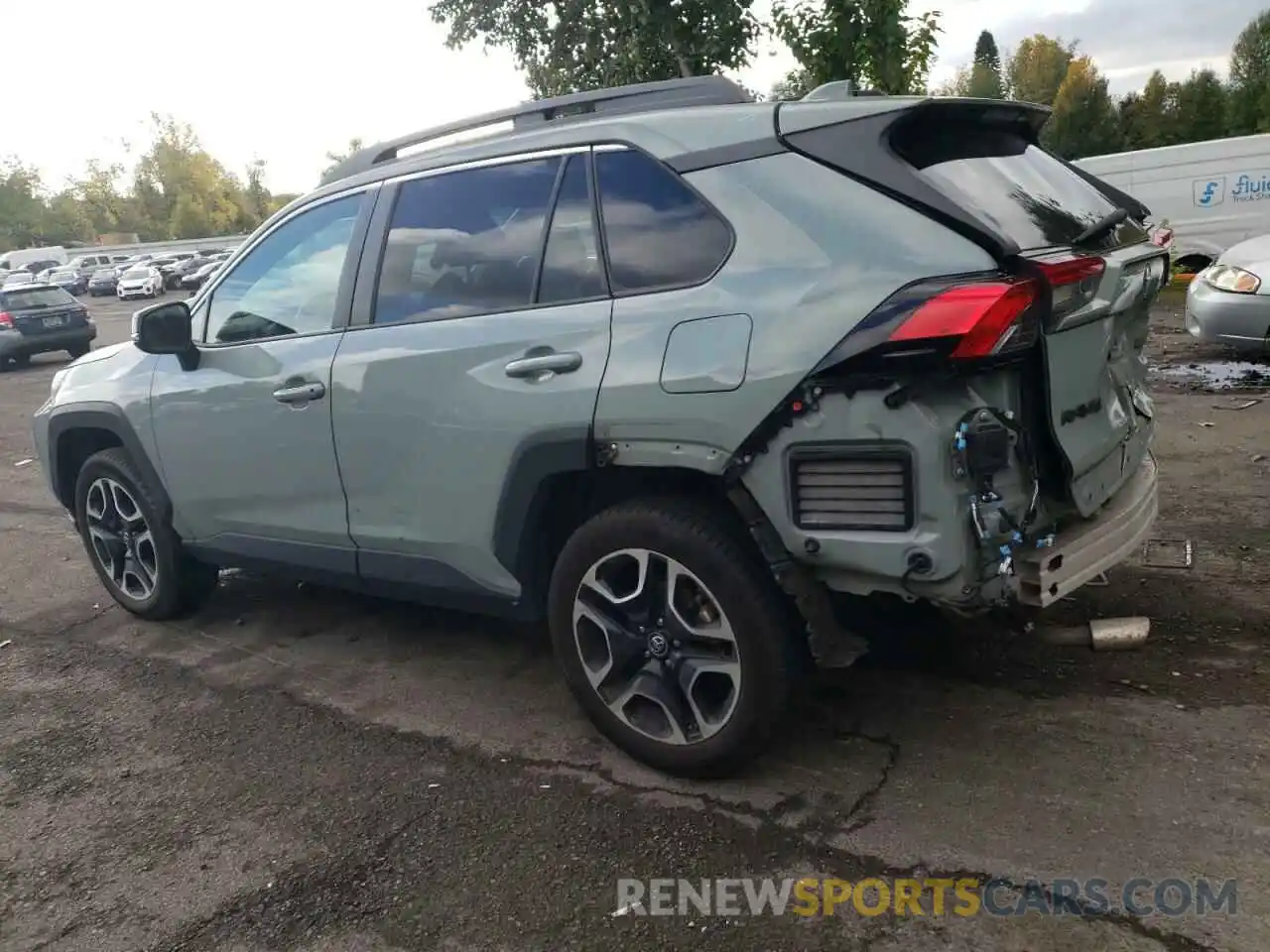 2 Photograph of a damaged car 2T3J1RFV6KW002603 TOYOTA RAV4 2019