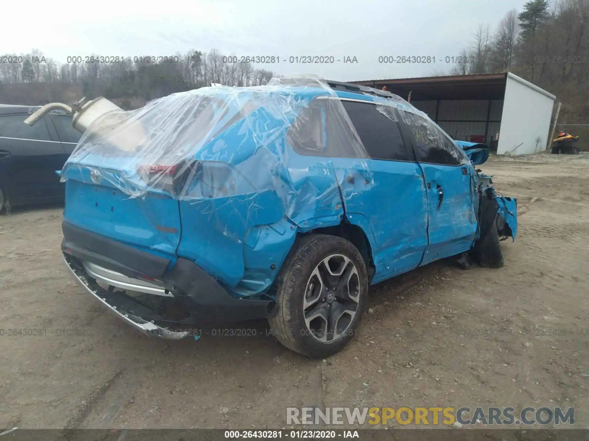 4 Photograph of a damaged car 2T3J1RFV6KW003203 TOYOTA RAV4 2019