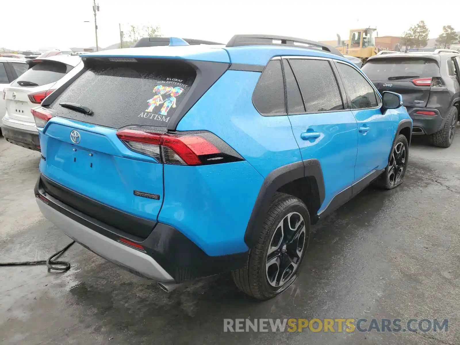 4 Photograph of a damaged car 2T3J1RFV6KW007204 TOYOTA RAV4 2019