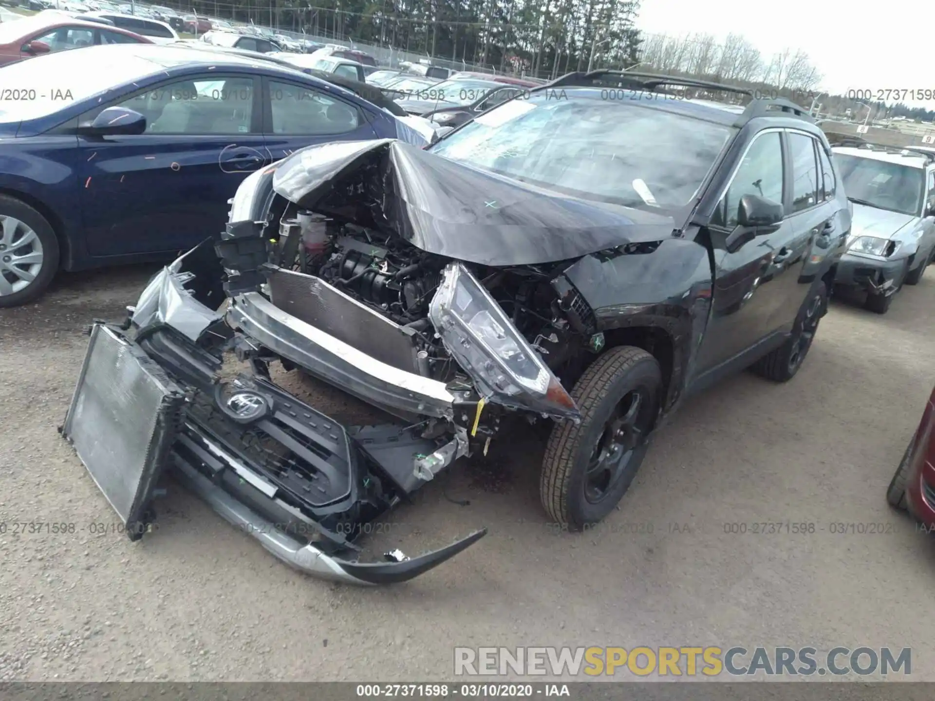 2 Photograph of a damaged car 2T3J1RFV6KW009809 TOYOTA RAV4 2019