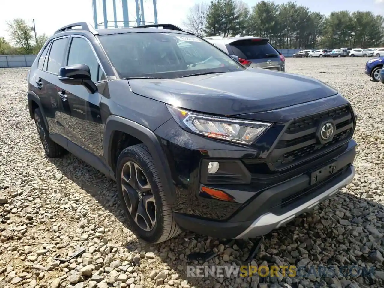 1 Photograph of a damaged car 2T3J1RFV6KW009888 TOYOTA RAV4 2019