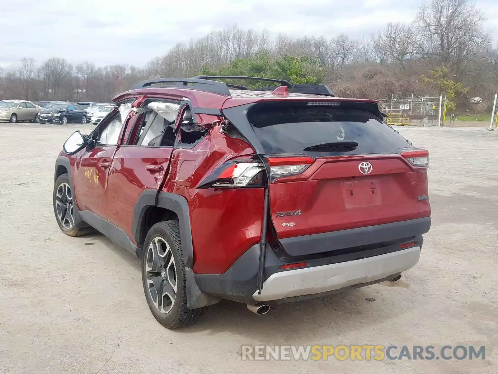 3 Photograph of a damaged car 2T3J1RFV6KW015142 TOYOTA RAV4 2019