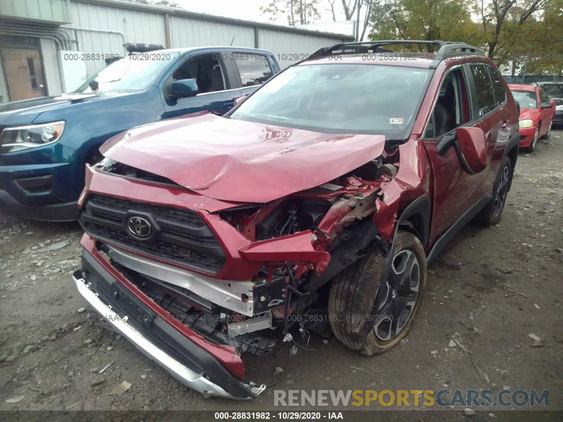 2 Photograph of a damaged car 2T3J1RFV6KW021698 TOYOTA RAV4 2019