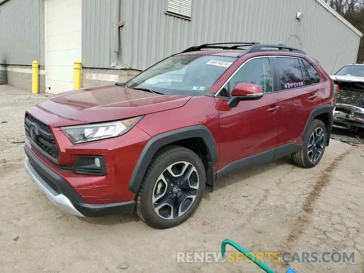 1 Photograph of a damaged car 2T3J1RFV6KW022673 TOYOTA RAV4 2019