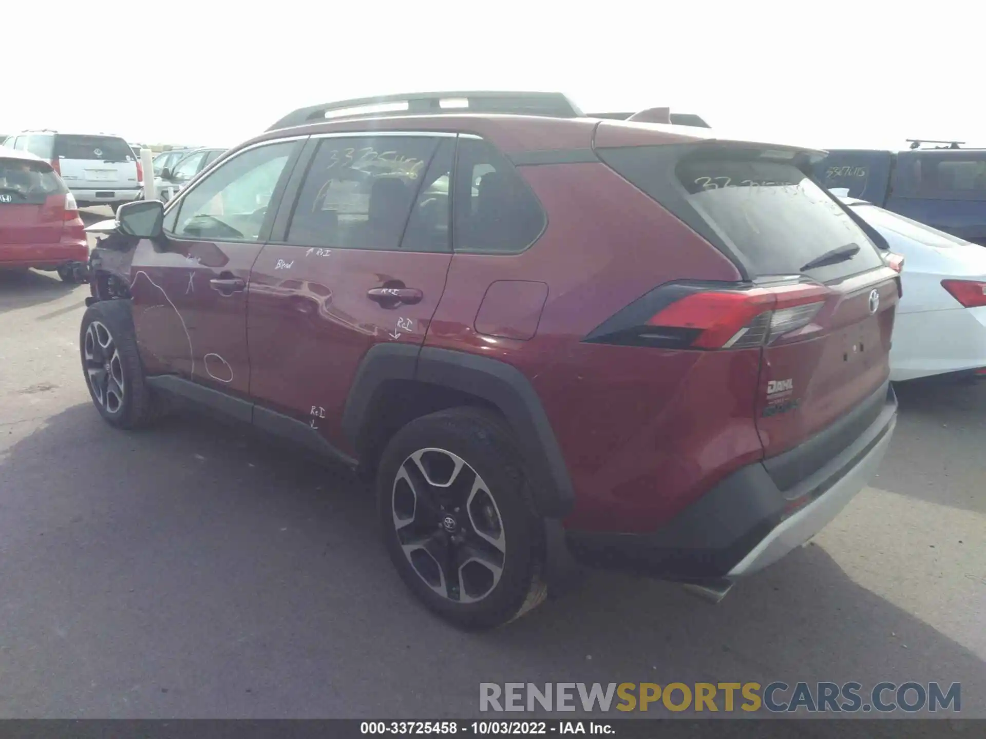 3 Photograph of a damaged car 2T3J1RFV6KW023905 TOYOTA RAV4 2019