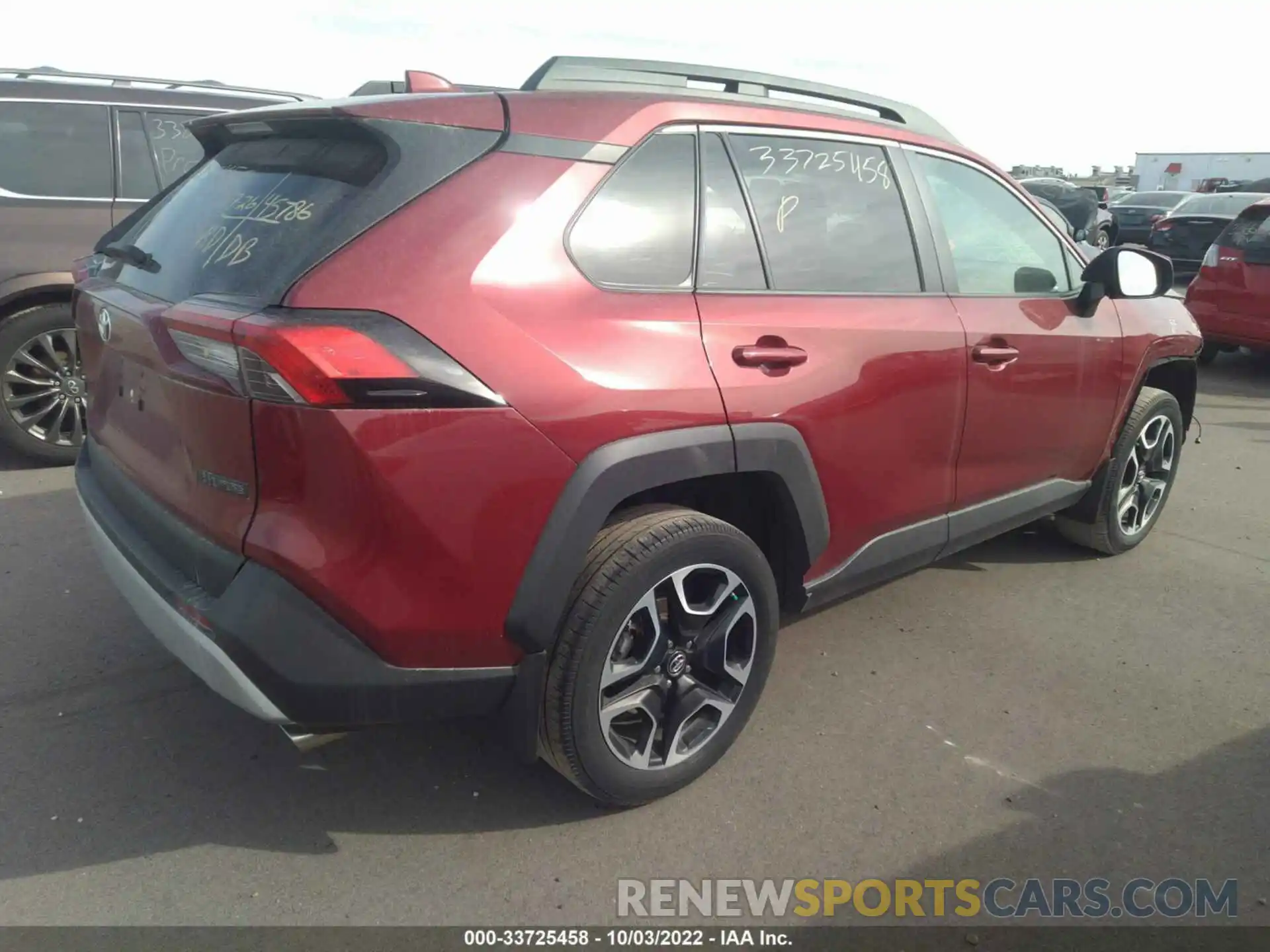 4 Photograph of a damaged car 2T3J1RFV6KW023905 TOYOTA RAV4 2019