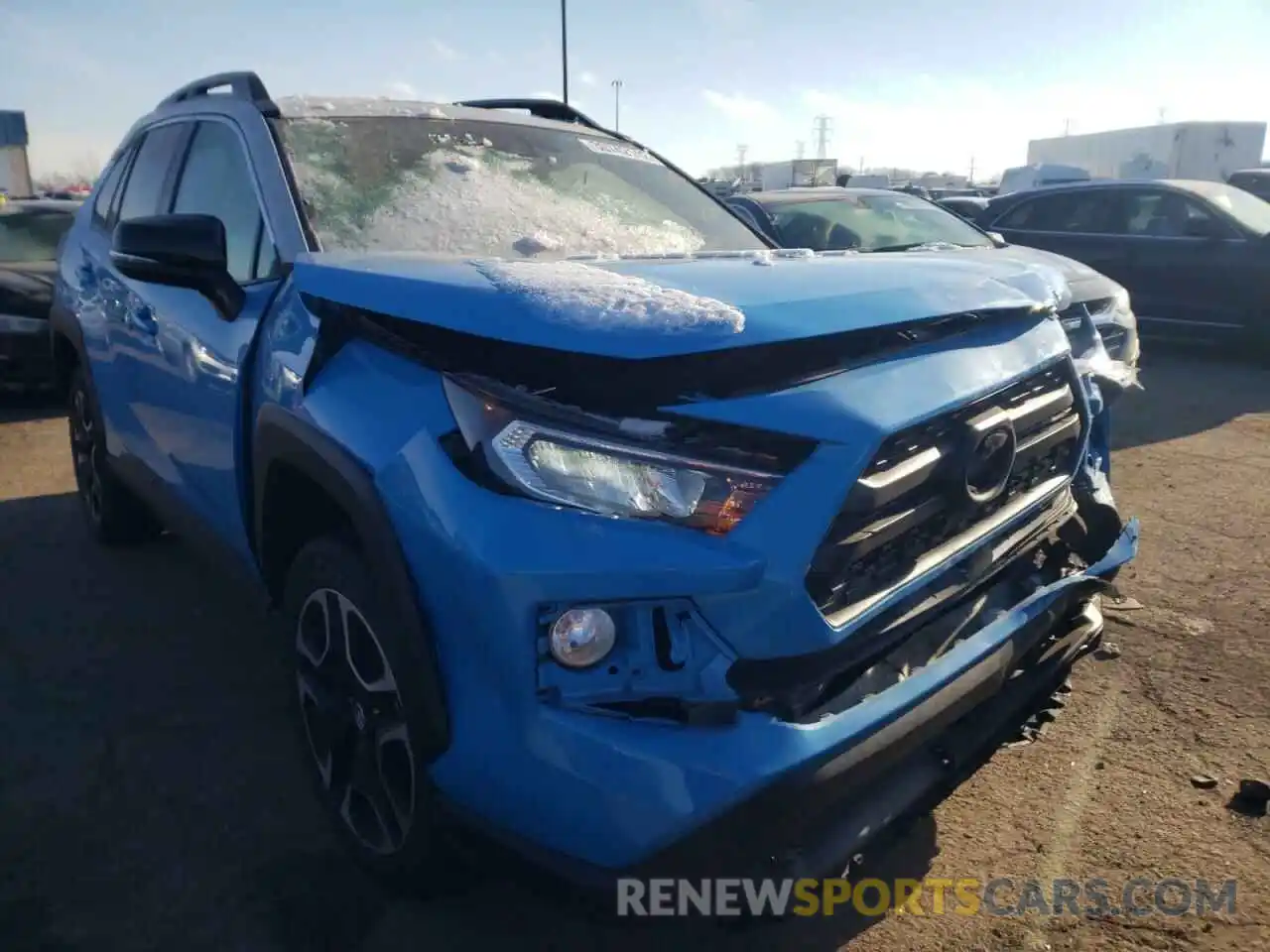 1 Photograph of a damaged car 2T3J1RFV6KW044608 TOYOTA RAV4 2019