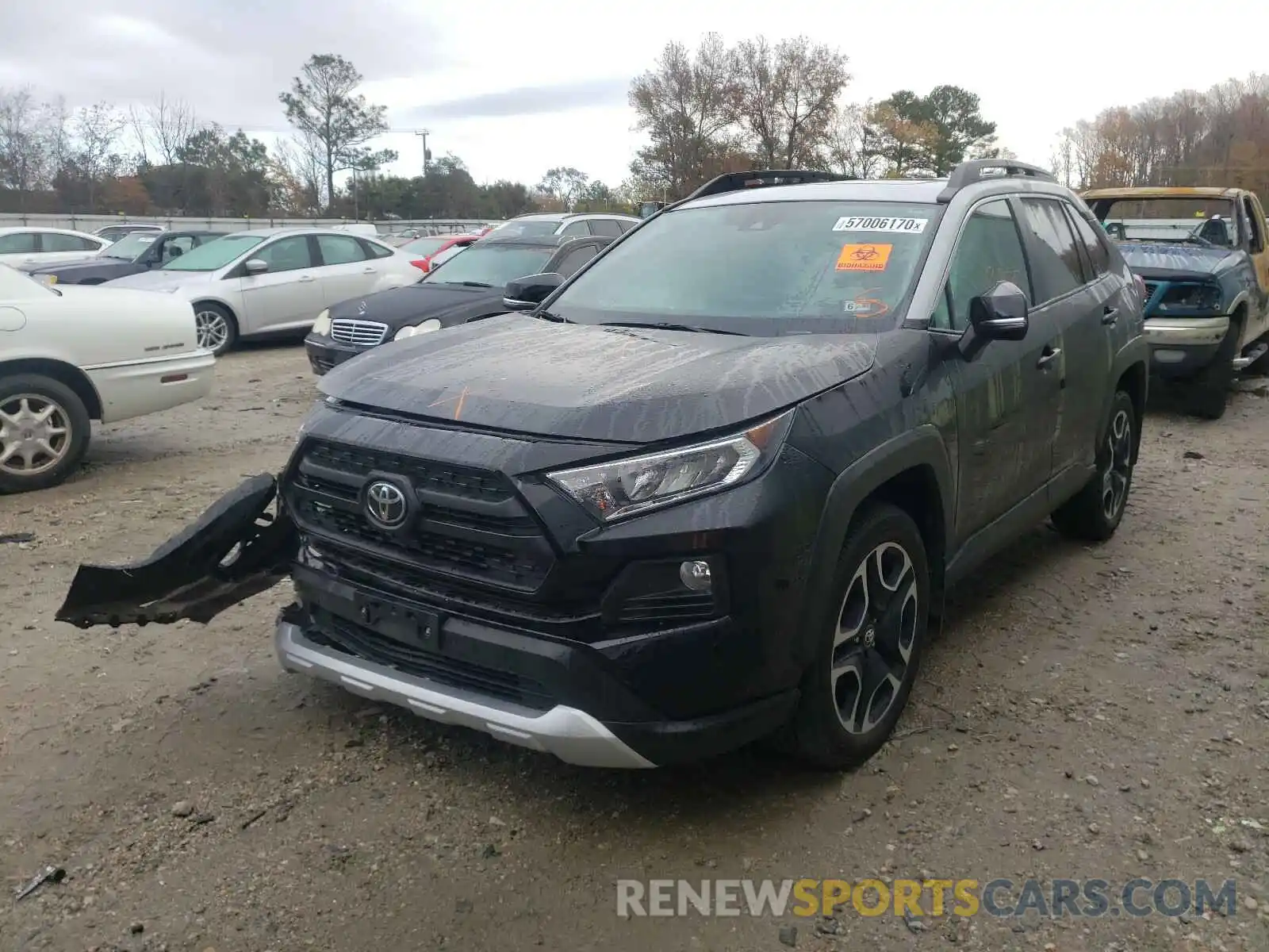 2 Photograph of a damaged car 2T3J1RFV6KW054118 TOYOTA RAV4 2019