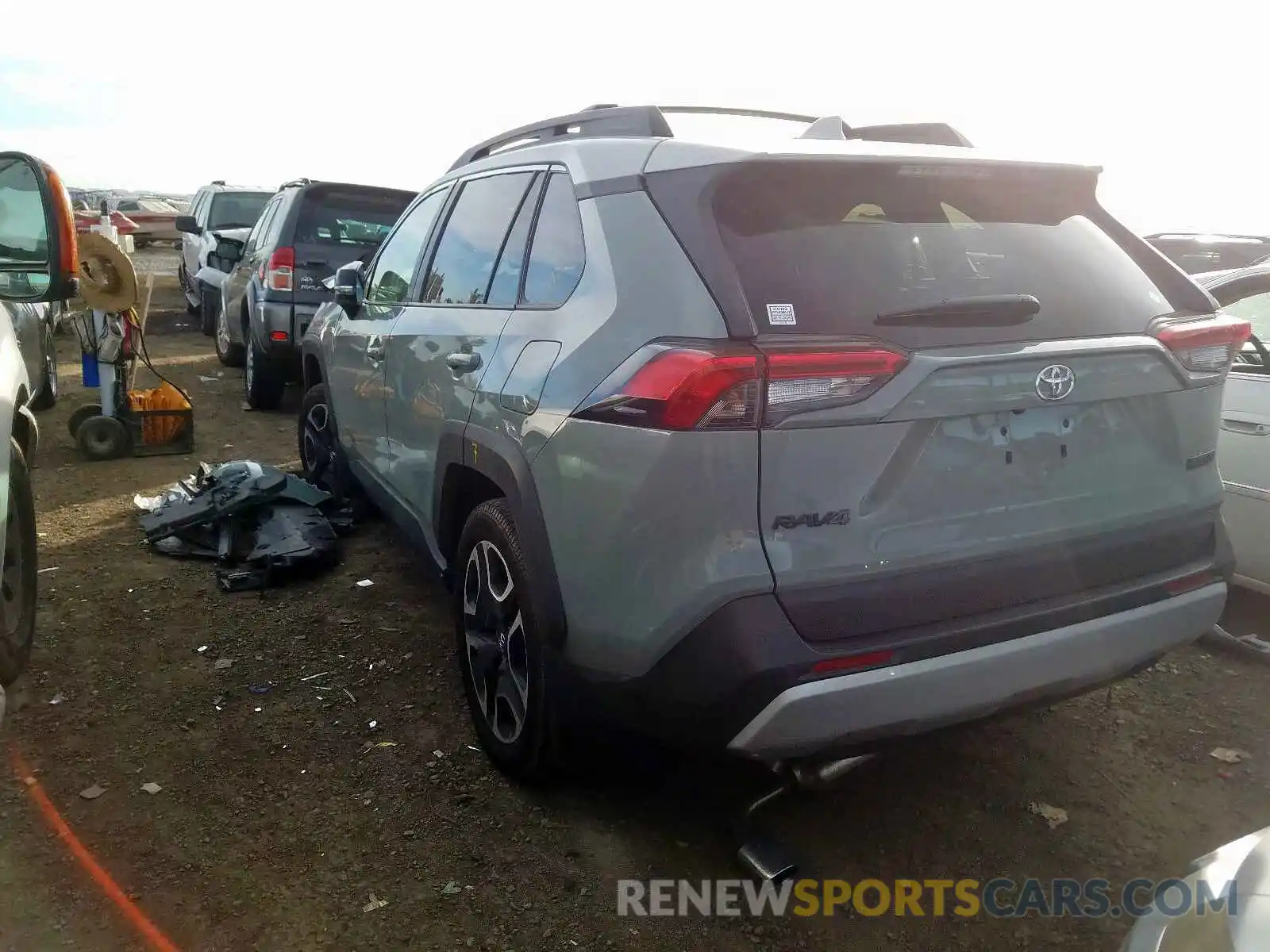 3 Photograph of a damaged car 2T3J1RFV6KW054555 TOYOTA RAV4 2019