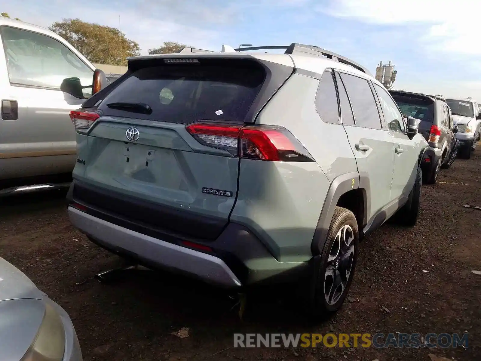 4 Photograph of a damaged car 2T3J1RFV6KW054555 TOYOTA RAV4 2019