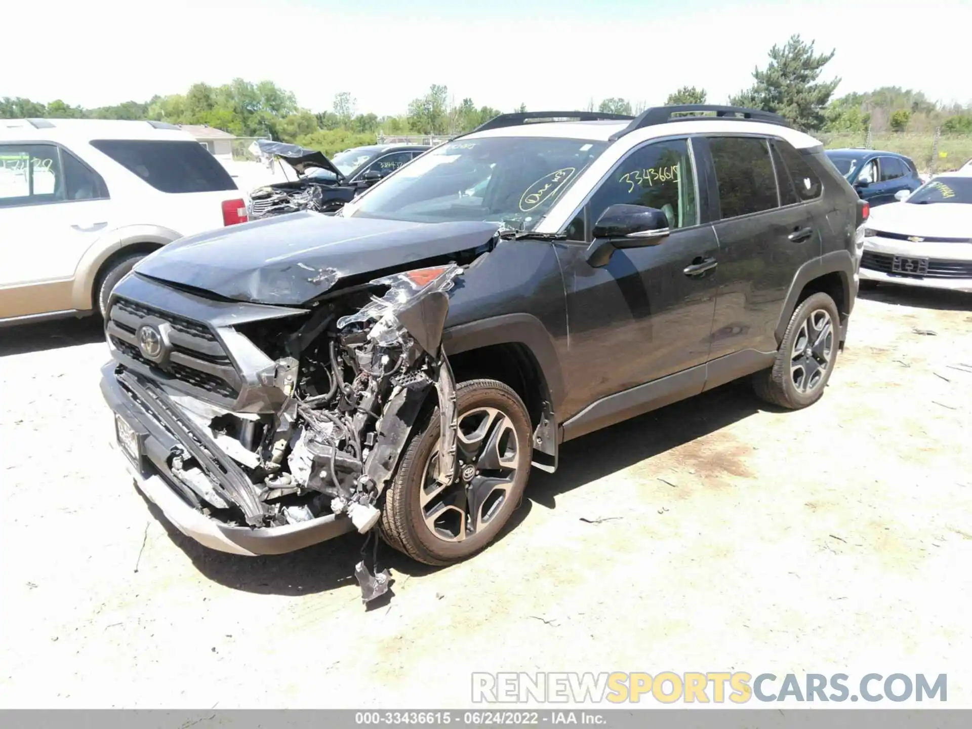 2 Photograph of a damaged car 2T3J1RFV7KC032467 TOYOTA RAV4 2019