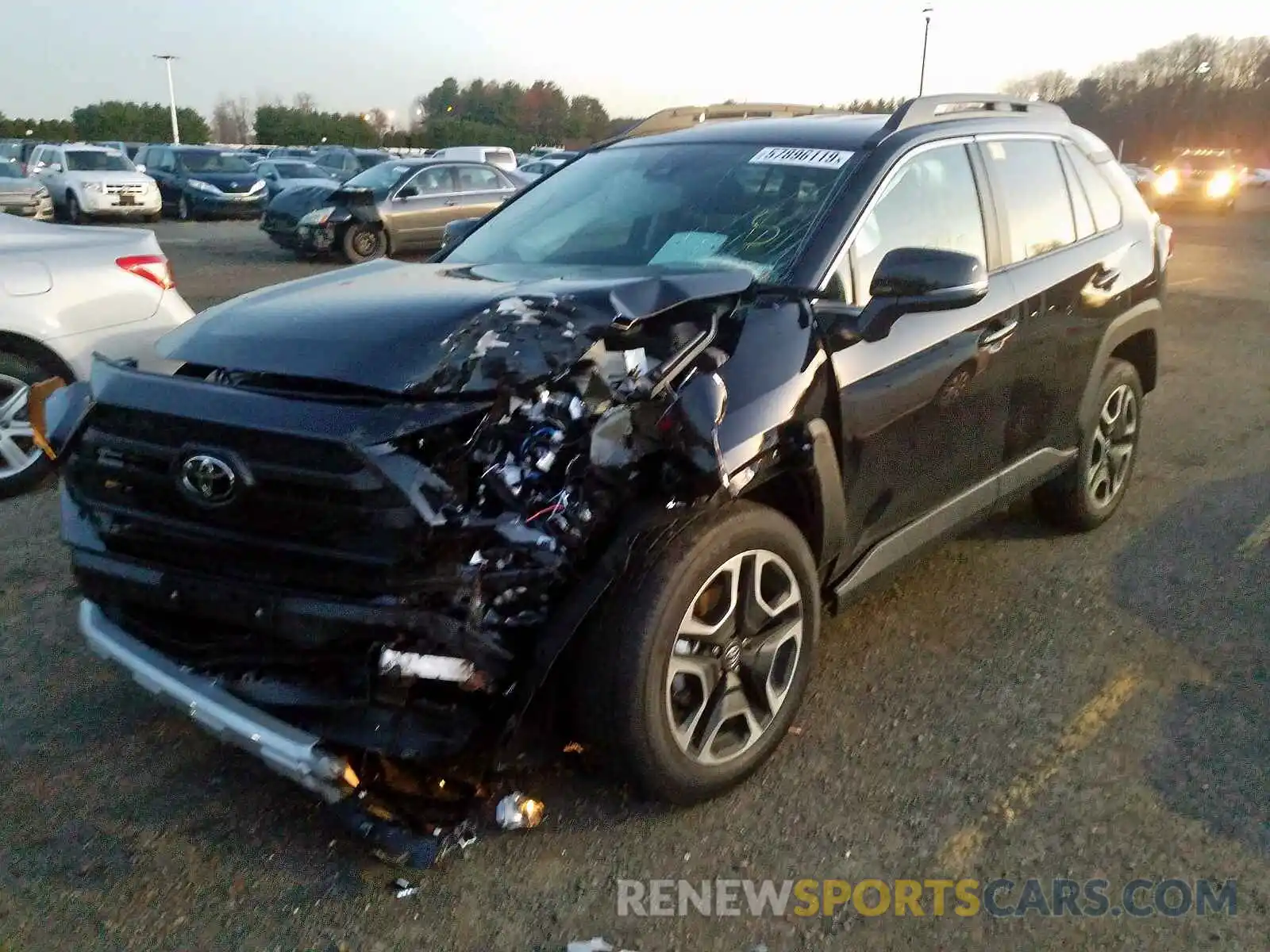 2 Photograph of a damaged car 2T3J1RFV7KC048880 TOYOTA RAV4 2019