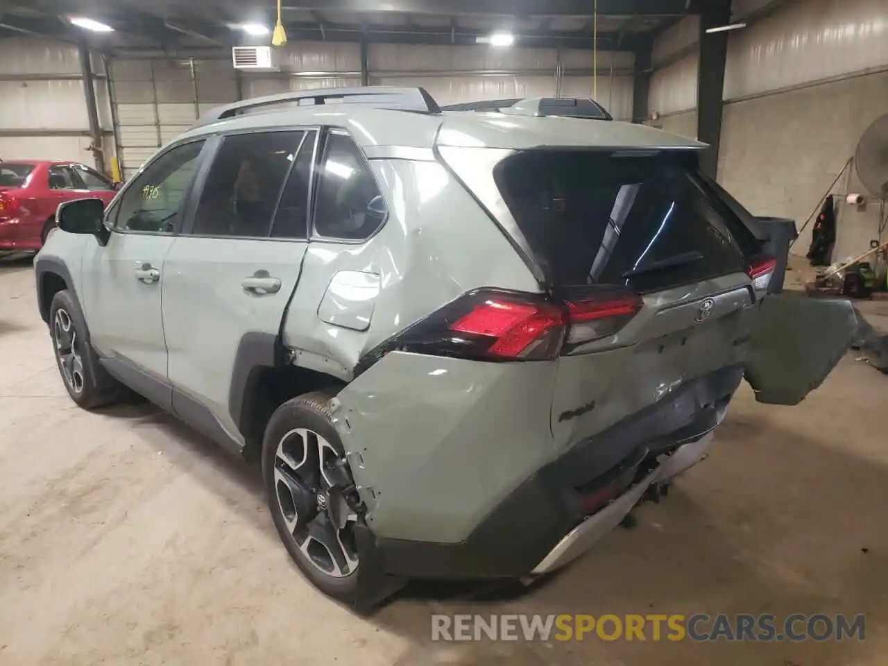 3 Photograph of a damaged car 2T3J1RFV7KC050502 TOYOTA RAV4 2019