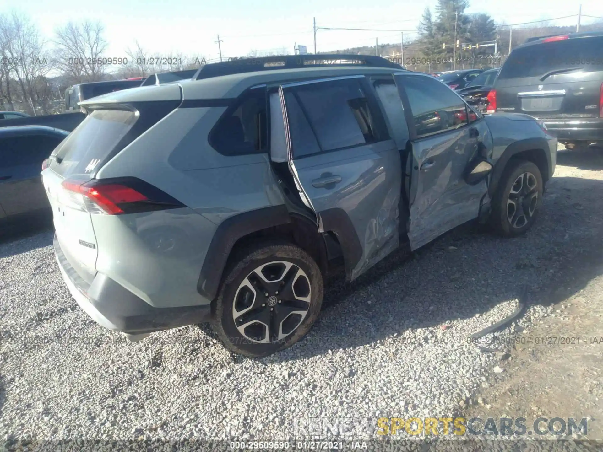 4 Photograph of a damaged car 2T3J1RFV7KC051780 TOYOTA RAV4 2019