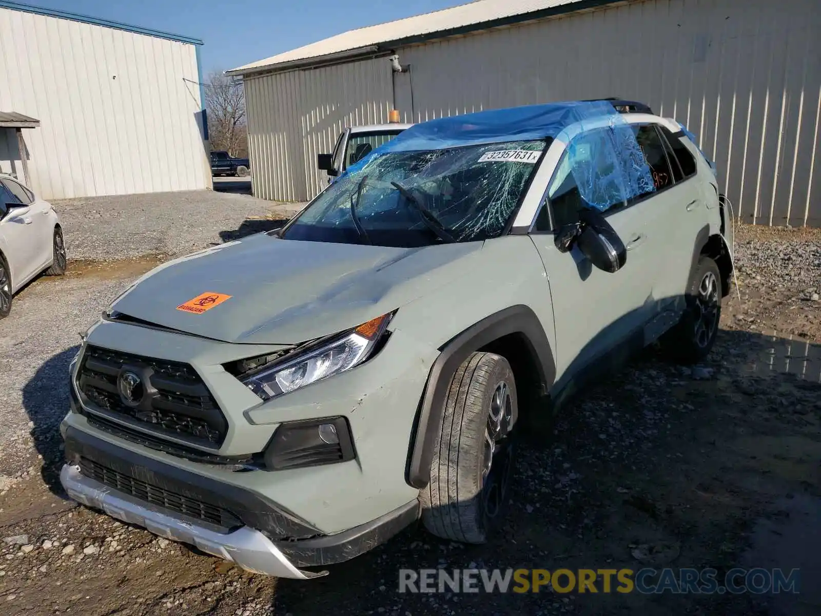 2 Photograph of a damaged car 2T3J1RFV7KW001914 TOYOTA RAV4 2019