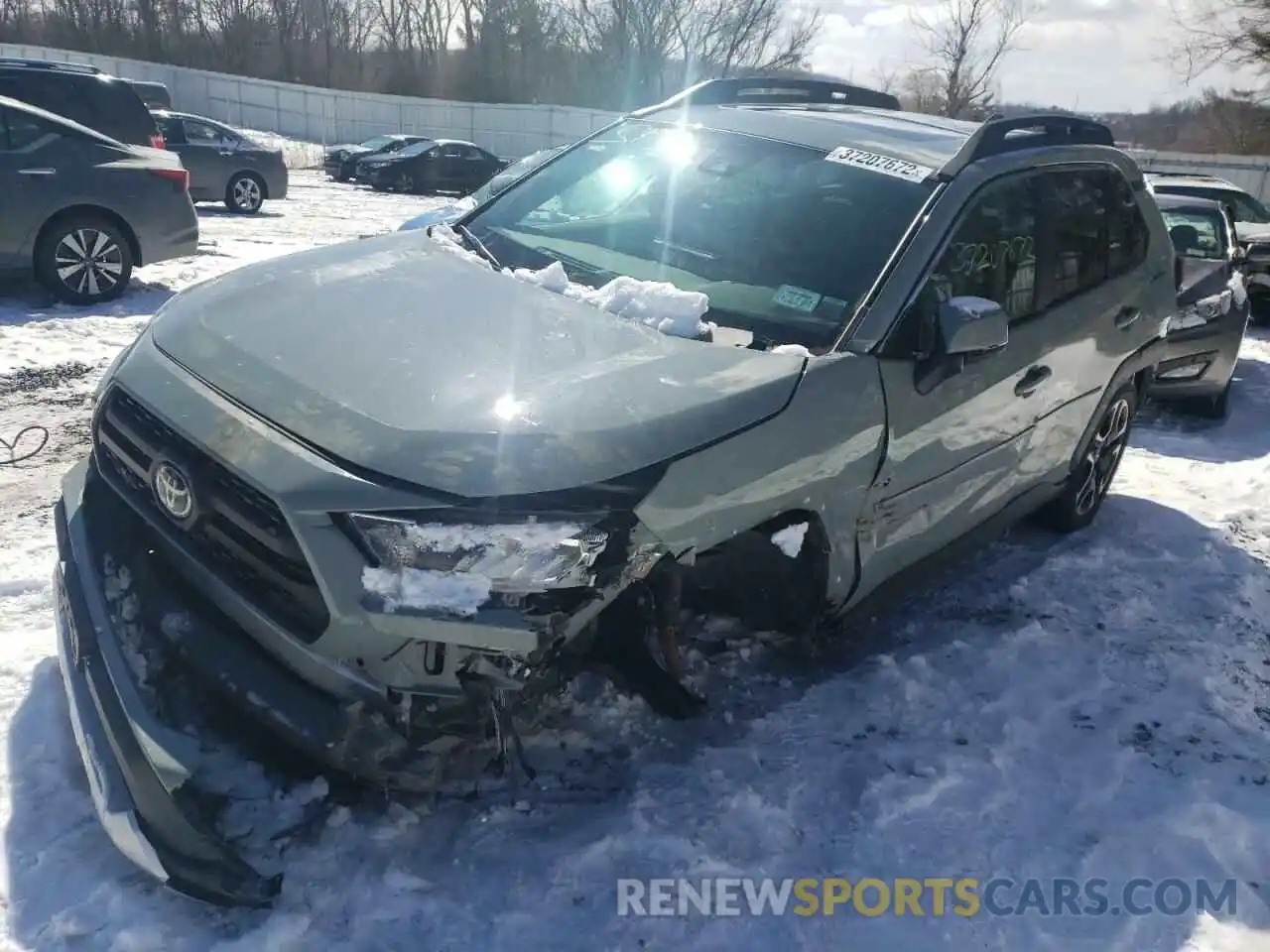 2 Photograph of a damaged car 2T3J1RFV7KW005459 TOYOTA RAV4 2019