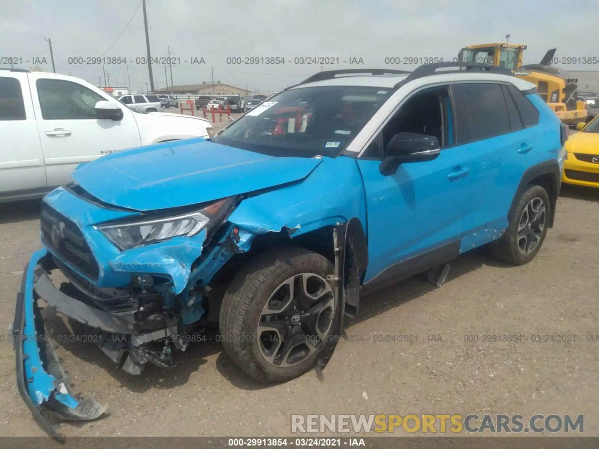 2 Photograph of a damaged car 2T3J1RFV7KW018275 TOYOTA RAV4 2019