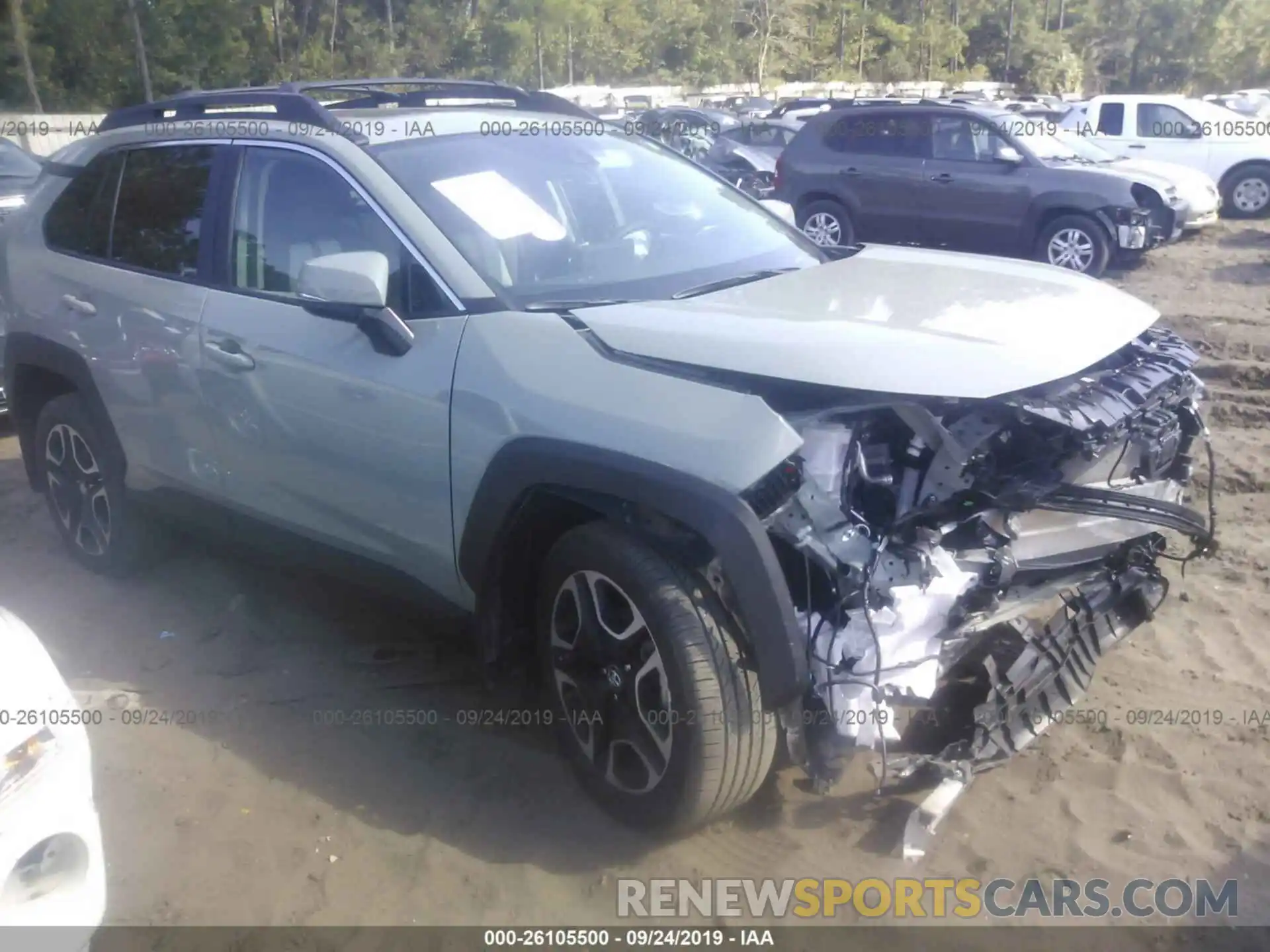 1 Photograph of a damaged car 2T3J1RFV7KW020687 TOYOTA RAV4 2019