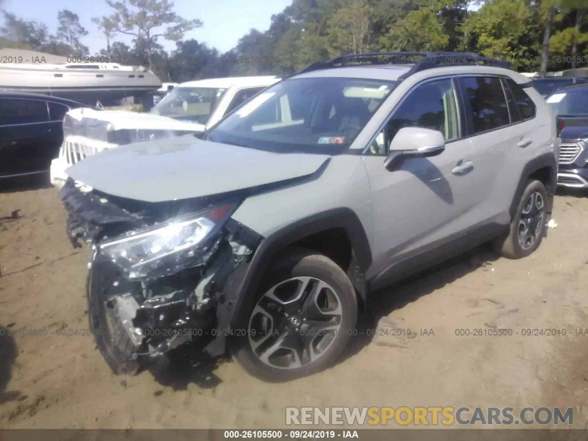 2 Photograph of a damaged car 2T3J1RFV7KW020687 TOYOTA RAV4 2019