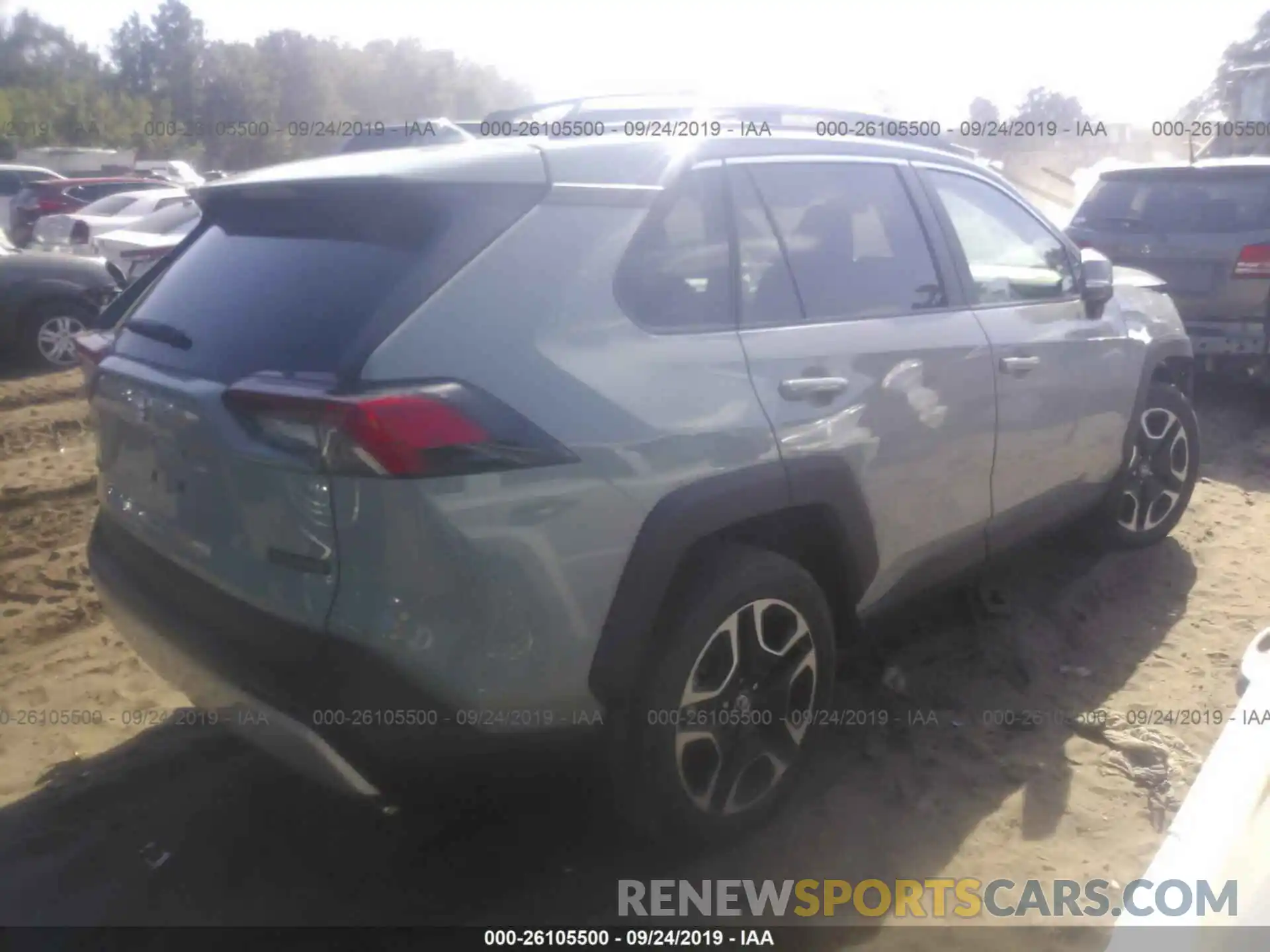 4 Photograph of a damaged car 2T3J1RFV7KW020687 TOYOTA RAV4 2019