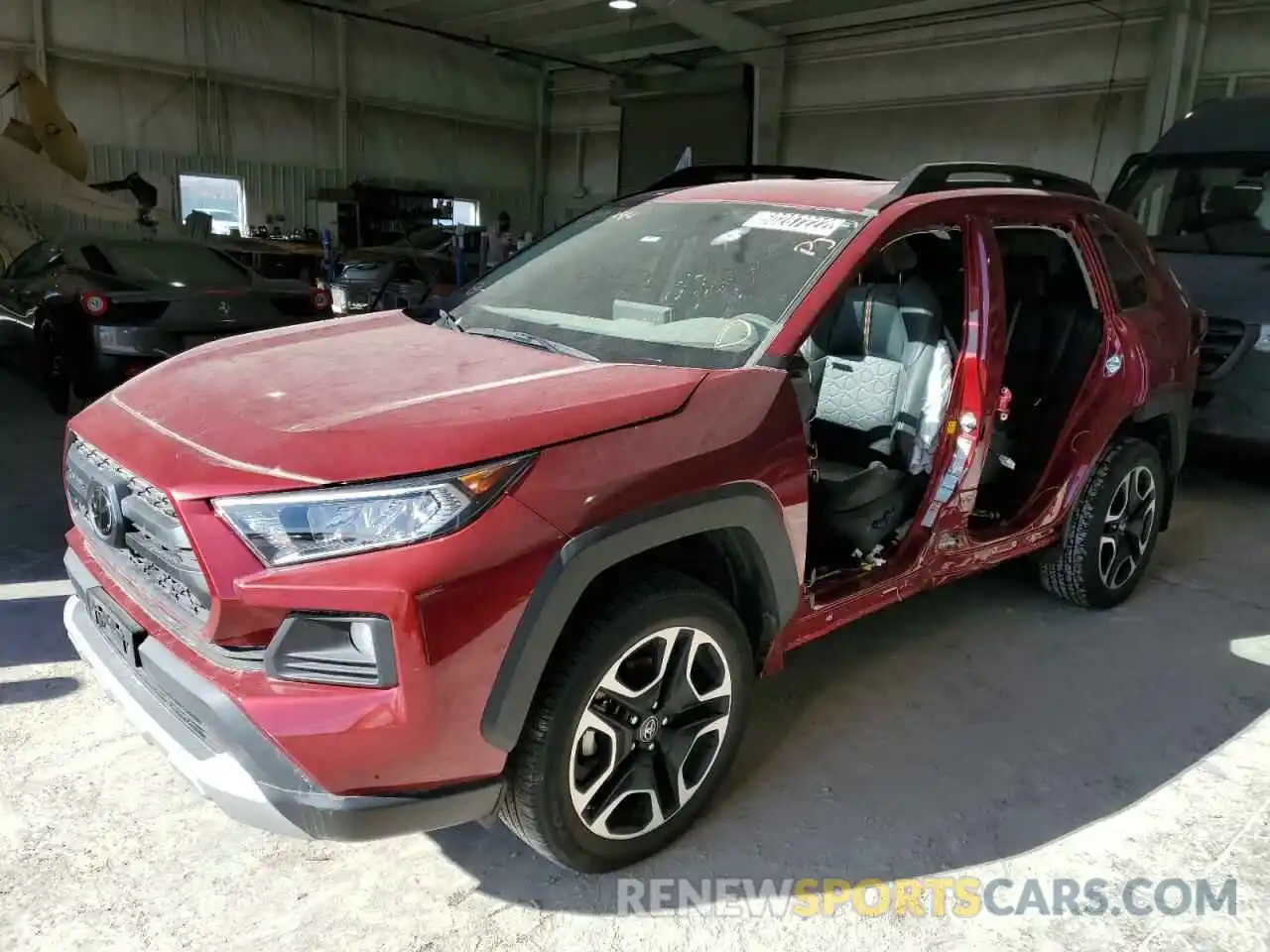 2 Photograph of a damaged car 2T3J1RFV7KW022794 TOYOTA RAV4 2019