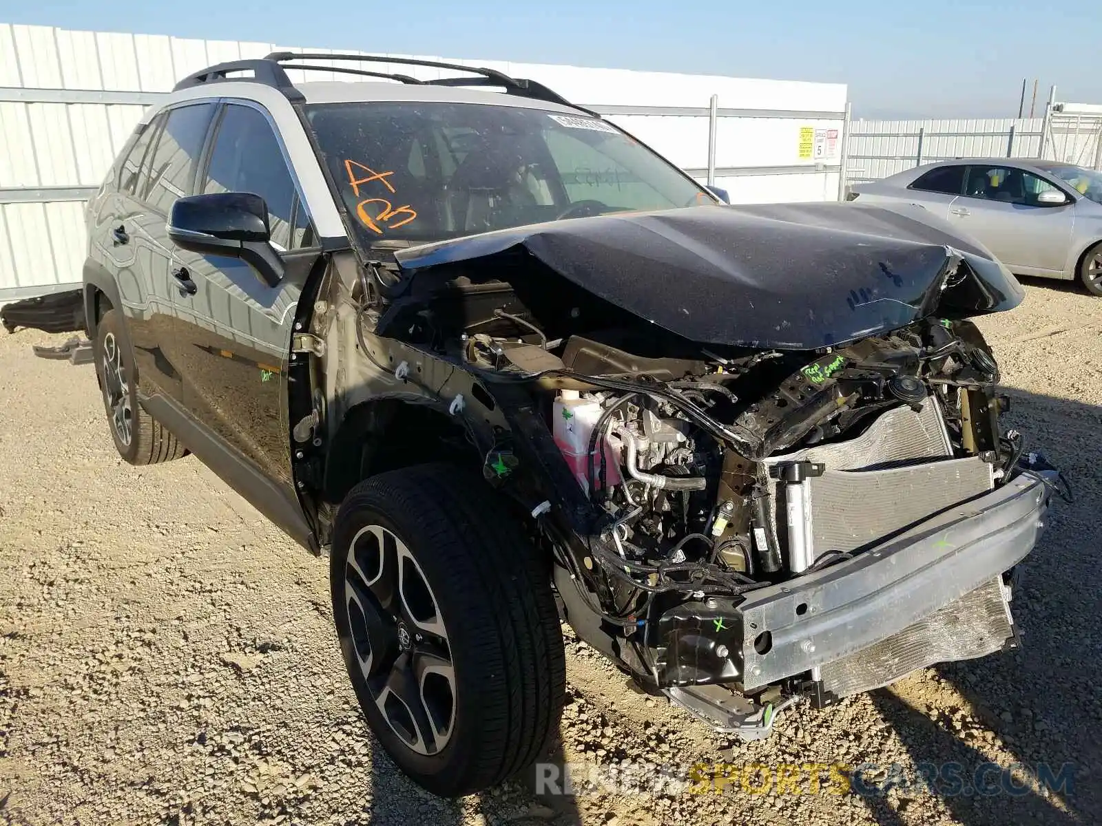 1 Photograph of a damaged car 2T3J1RFV8KC002779 TOYOTA RAV4 2019