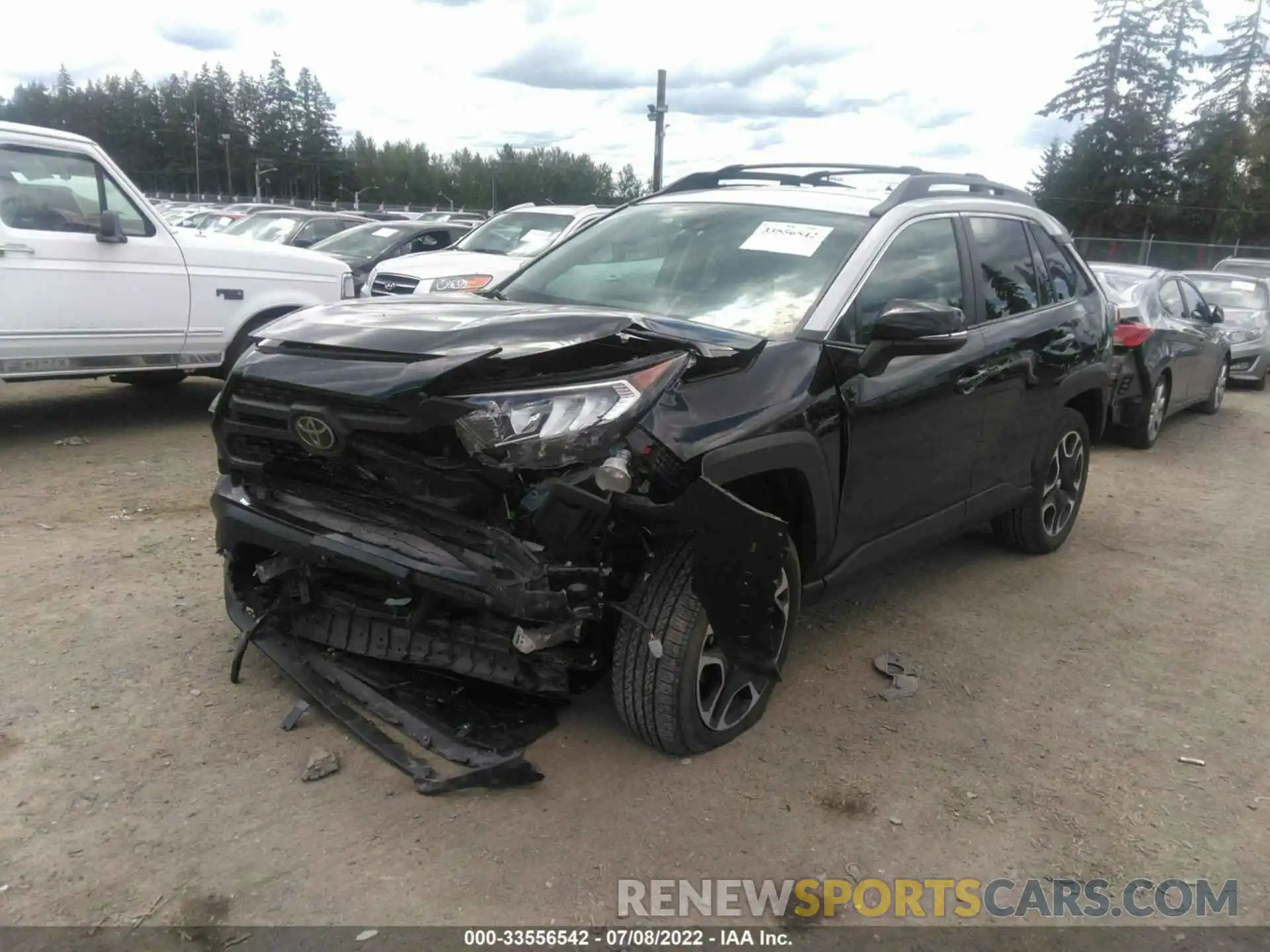 2 Photograph of a damaged car 2T3J1RFV8KC008579 TOYOTA RAV4 2019