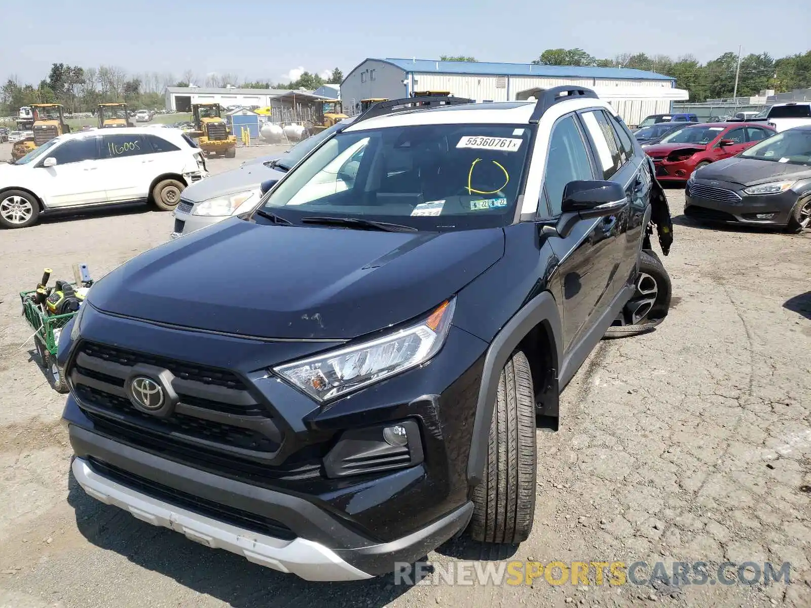 2 Photograph of a damaged car 2T3J1RFV8KC010543 TOYOTA RAV4 2019