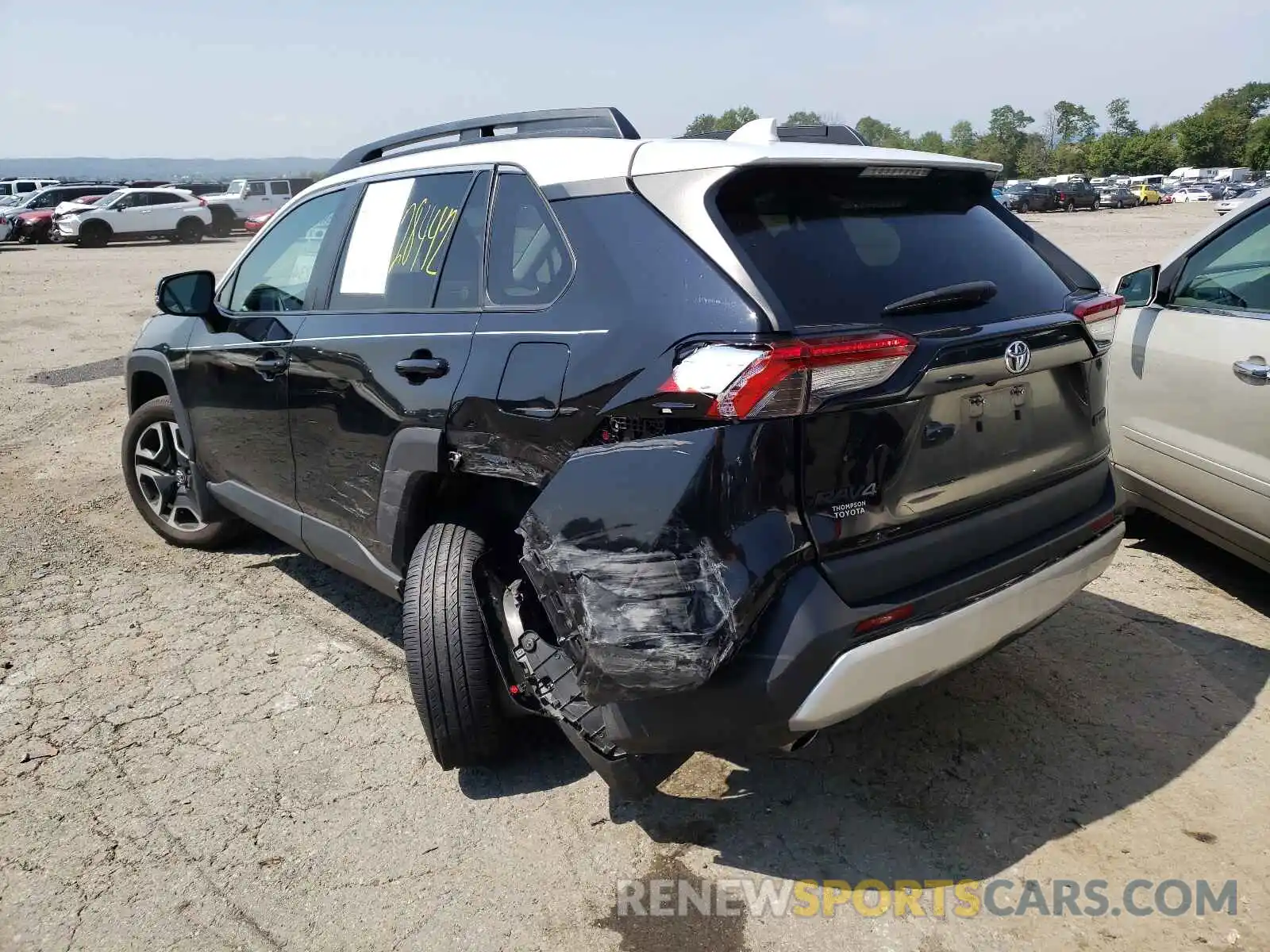 3 Photograph of a damaged car 2T3J1RFV8KC010543 TOYOTA RAV4 2019