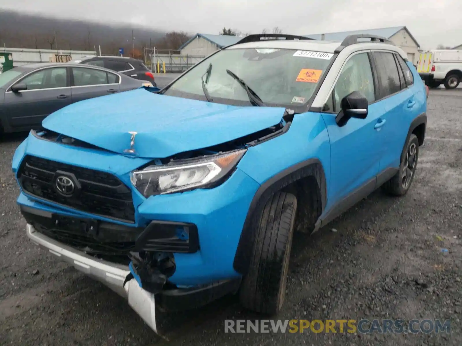 2 Photograph of a damaged car 2T3J1RFV8KC014172 TOYOTA RAV4 2019