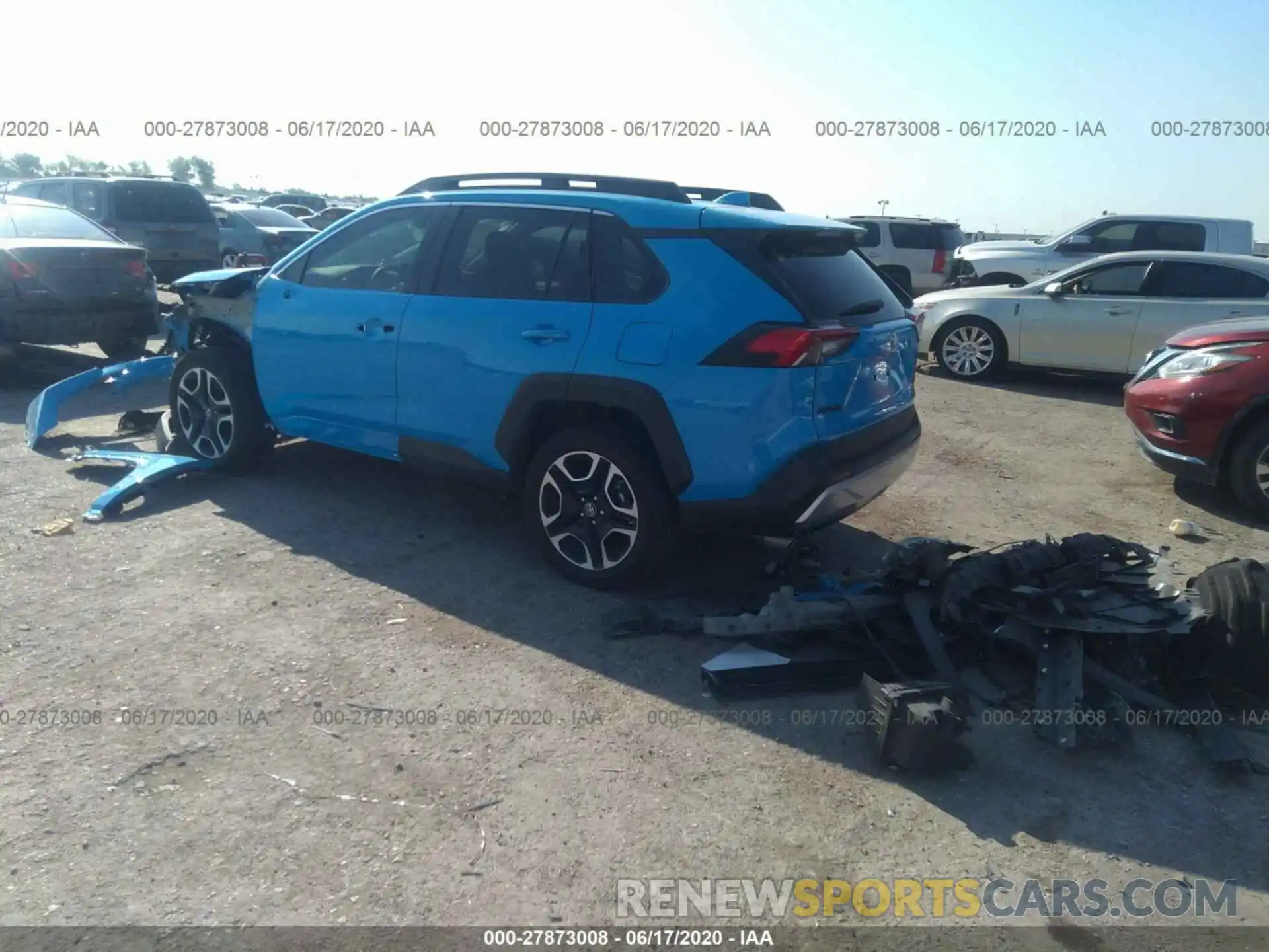 3 Фотография поврежденного автомобиля 2T3J1RFV8KC014348 TOYOTA RAV4 2019