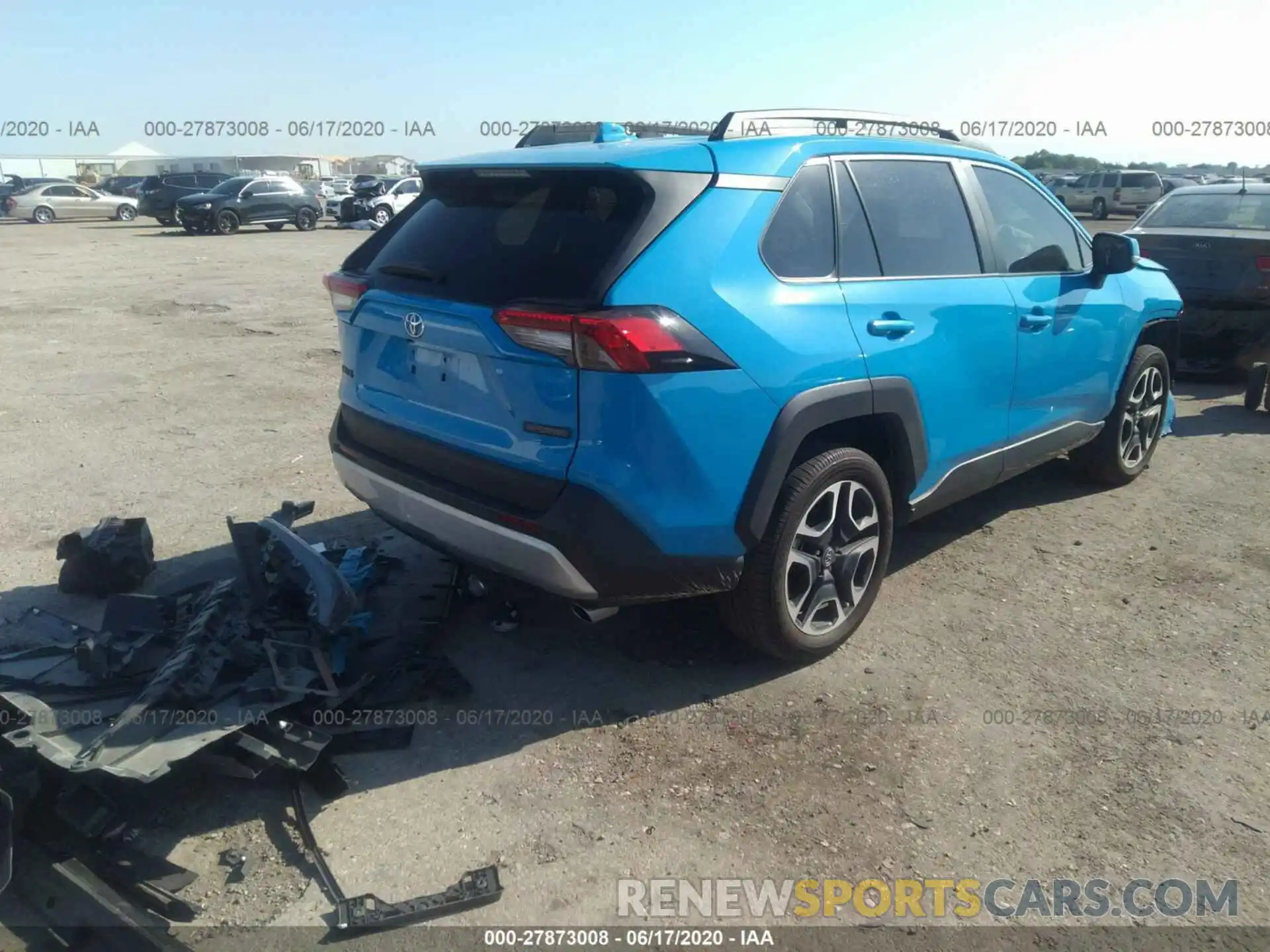 4 Фотография поврежденного автомобиля 2T3J1RFV8KC014348 TOYOTA RAV4 2019