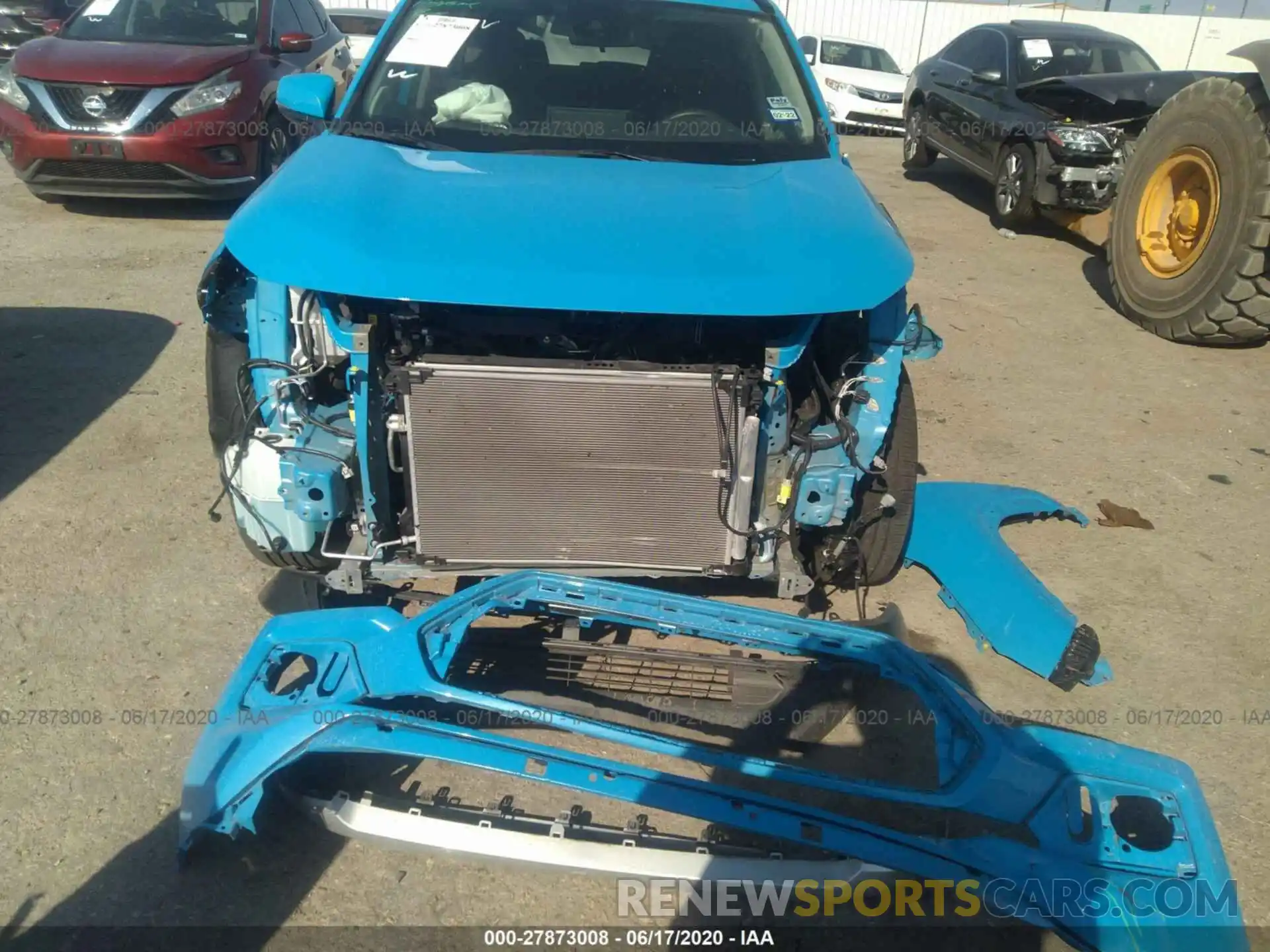 6 Фотография поврежденного автомобиля 2T3J1RFV8KC014348 TOYOTA RAV4 2019