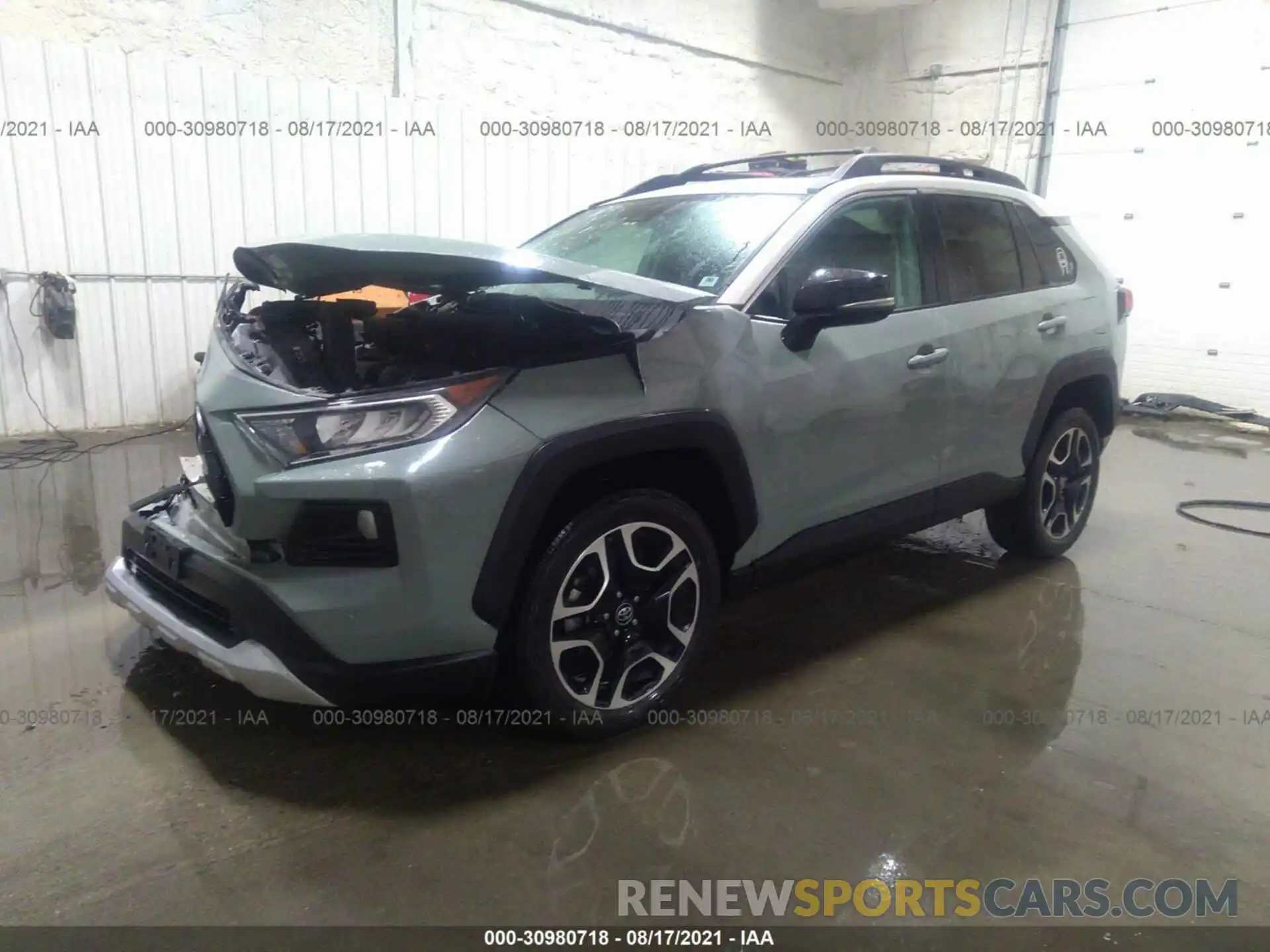 2 Фотография поврежденного автомобиля 2T3J1RFV8KC015564 TOYOTA RAV4 2019