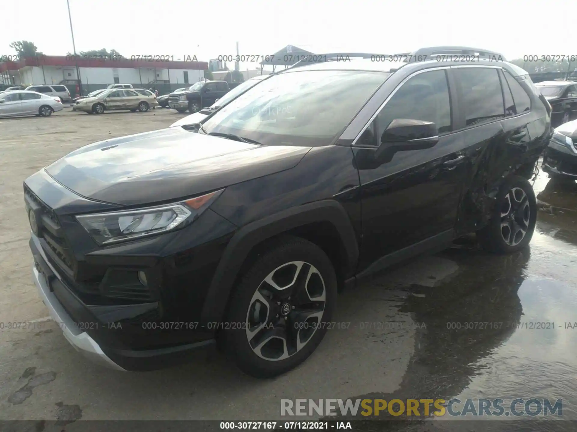 2 Photograph of a damaged car 2T3J1RFV8KC017136 TOYOTA RAV4 2019