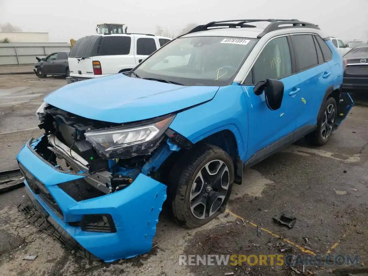 2 Photograph of a damaged car 2T3J1RFV8KC047690 TOYOTA RAV4 2019