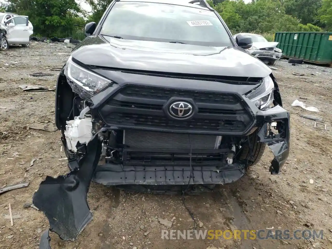 9 Фотография поврежденного автомобиля 2T3J1RFV8KW001114 TOYOTA RAV4 2019