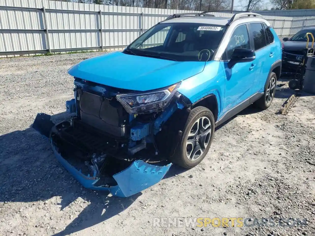 2 Фотография поврежденного автомобиля 2T3J1RFV8KW002800 TOYOTA RAV4 2019