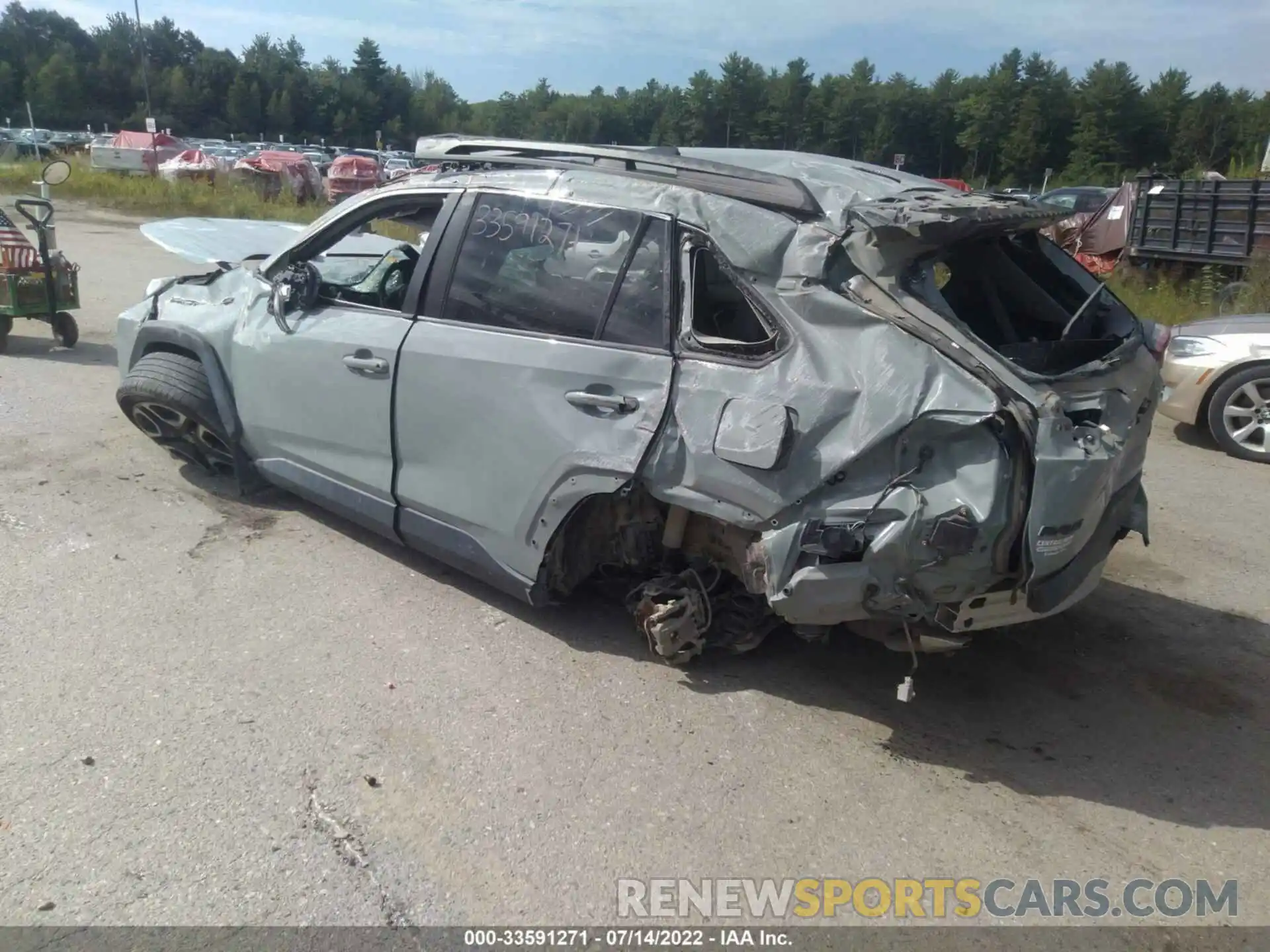 3 Photograph of a damaged car 2T3J1RFV8KW002974 TOYOTA RAV4 2019