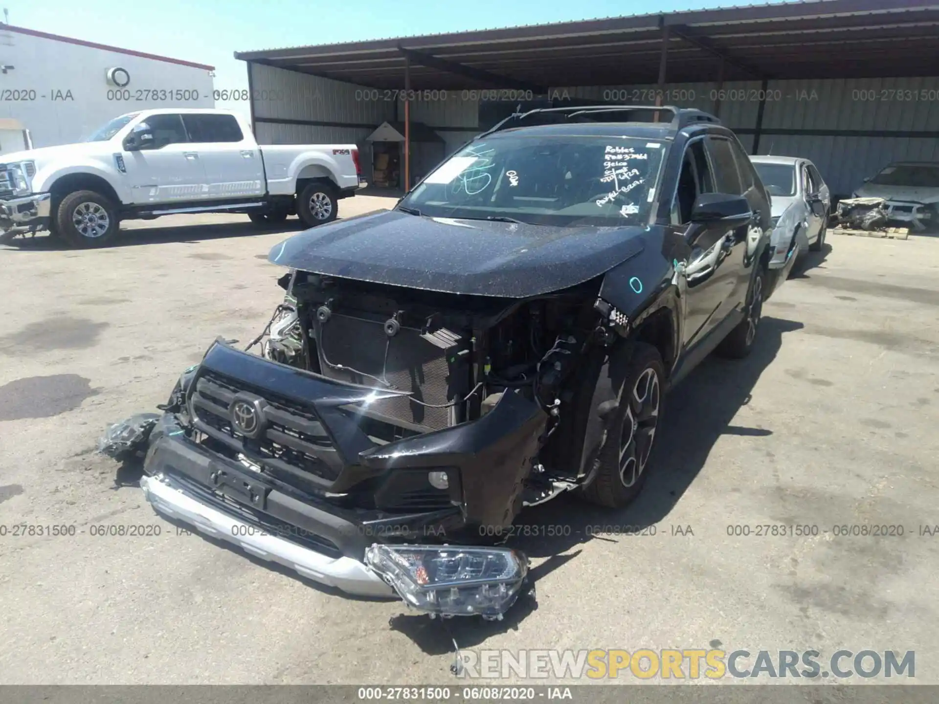 2 Photograph of a damaged car 2T3J1RFV8KW004806 TOYOTA RAV4 2019