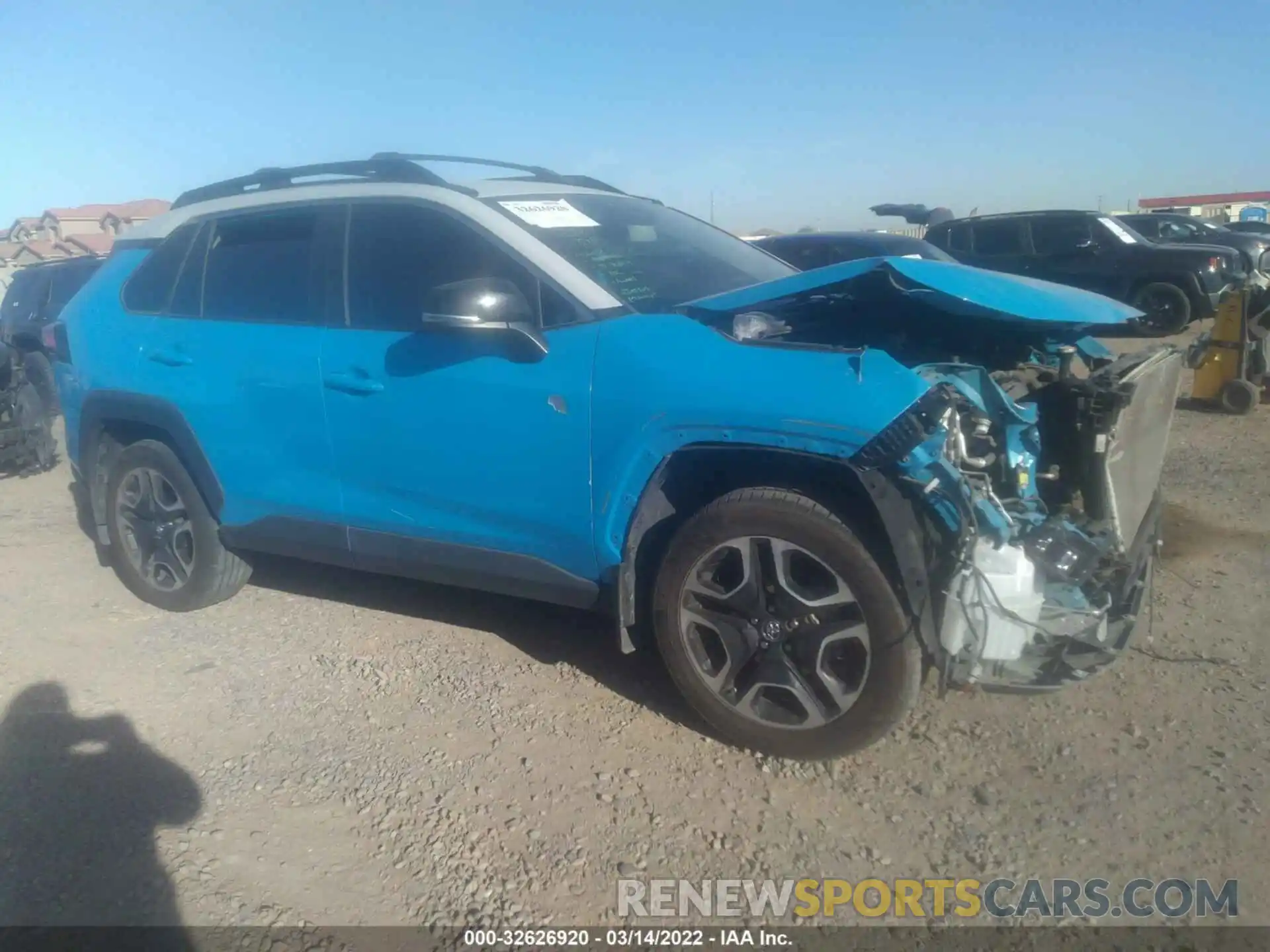 1 Photograph of a damaged car 2T3J1RFV8KW006989 TOYOTA RAV4 2019