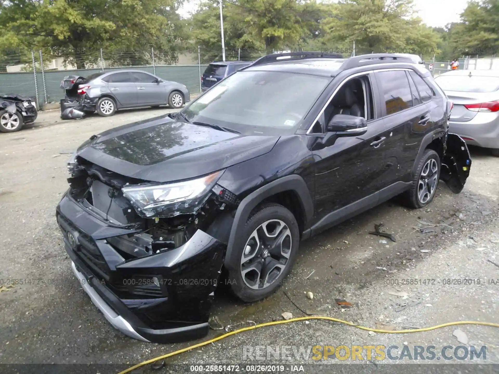 2 Photograph of a damaged car 2T3J1RFV8KW014025 TOYOTA RAV4 2019