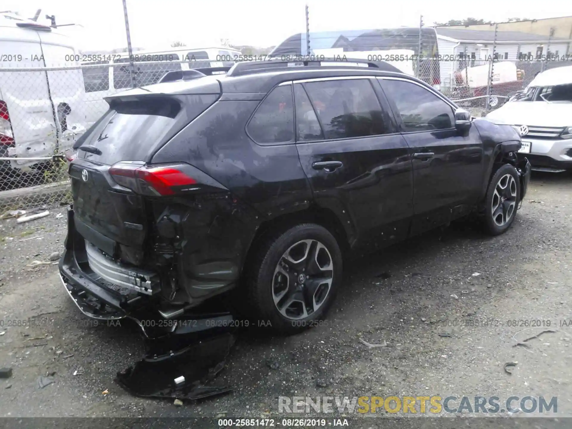 4 Photograph of a damaged car 2T3J1RFV8KW014025 TOYOTA RAV4 2019