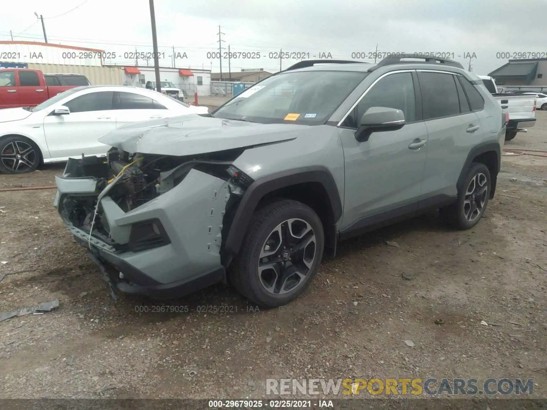 2 Photograph of a damaged car 2T3J1RFV8KW019144 TOYOTA RAV4 2019